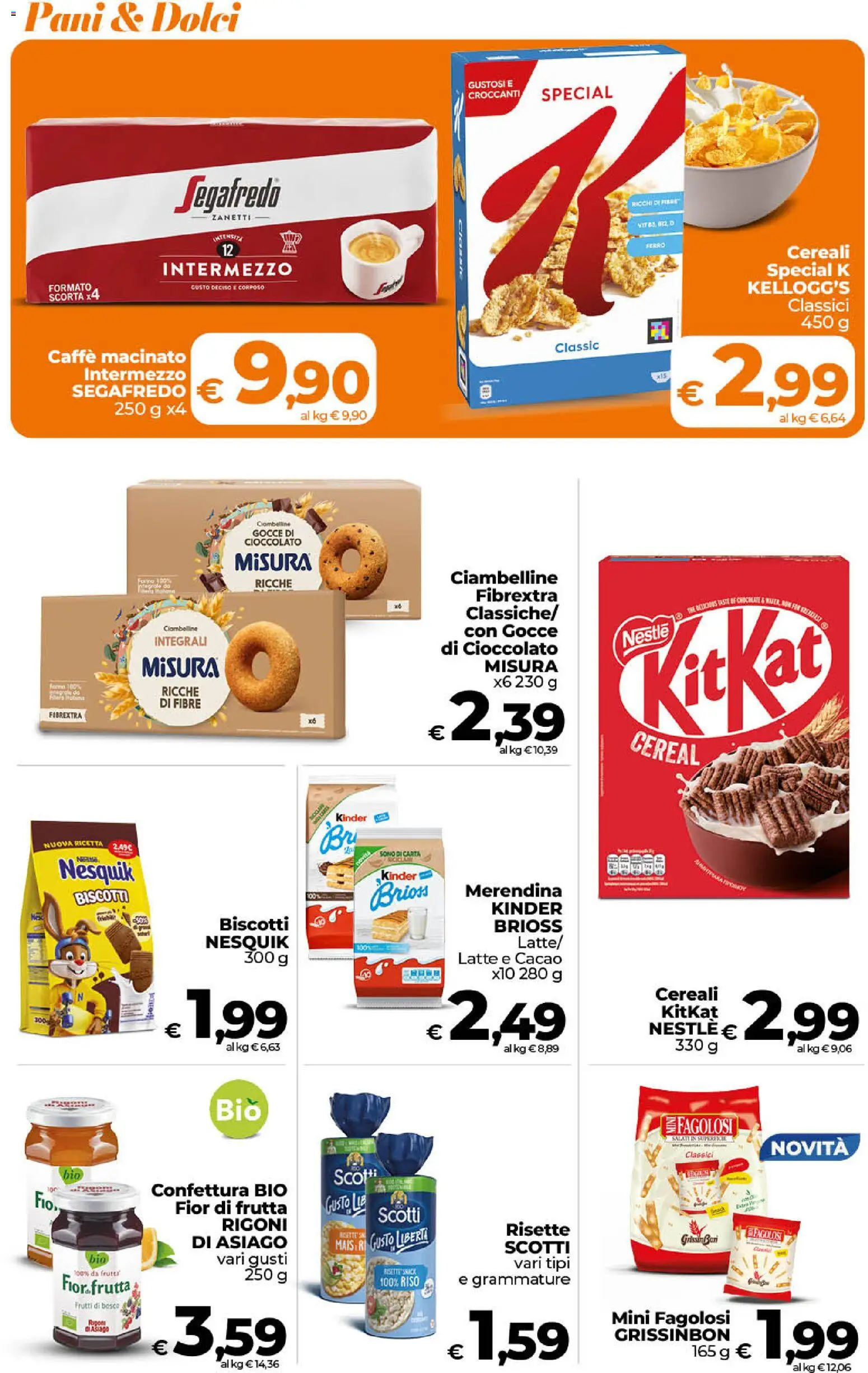 Volantino Ipercoop del 31/07/2026 | Pagina: 36 | Prodotti: Cioccolato, Riso, Cereali, Macinato
