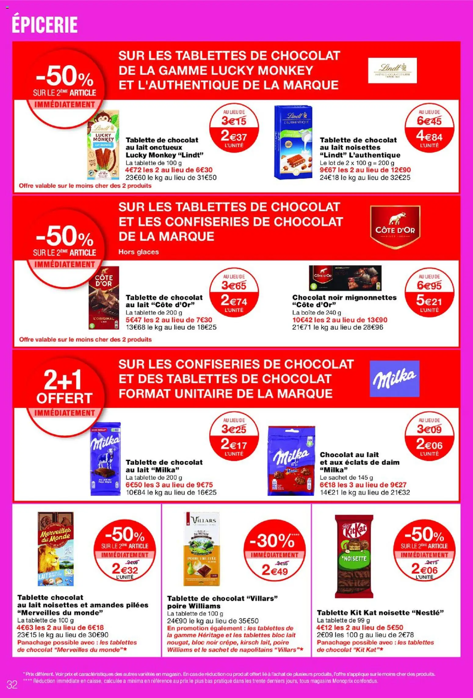 {H1} | Page: 32 | Produits: Tablette, Noisette, Noisettes, Amandes