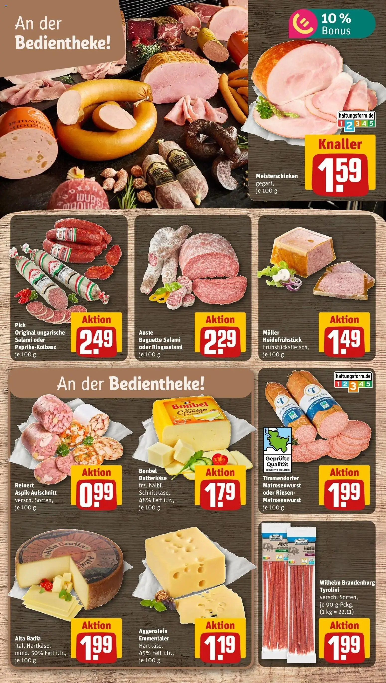 REWE Prospekt ab 12.10.2026 zum Blättern » Angebote | Seite: 8 | Produkte: Baguette, Wurst, Salami