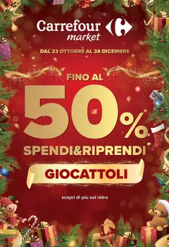 Anteprima del volantino Carrefour volantino Market Giocattolo valido a partire dal 23/10/2026