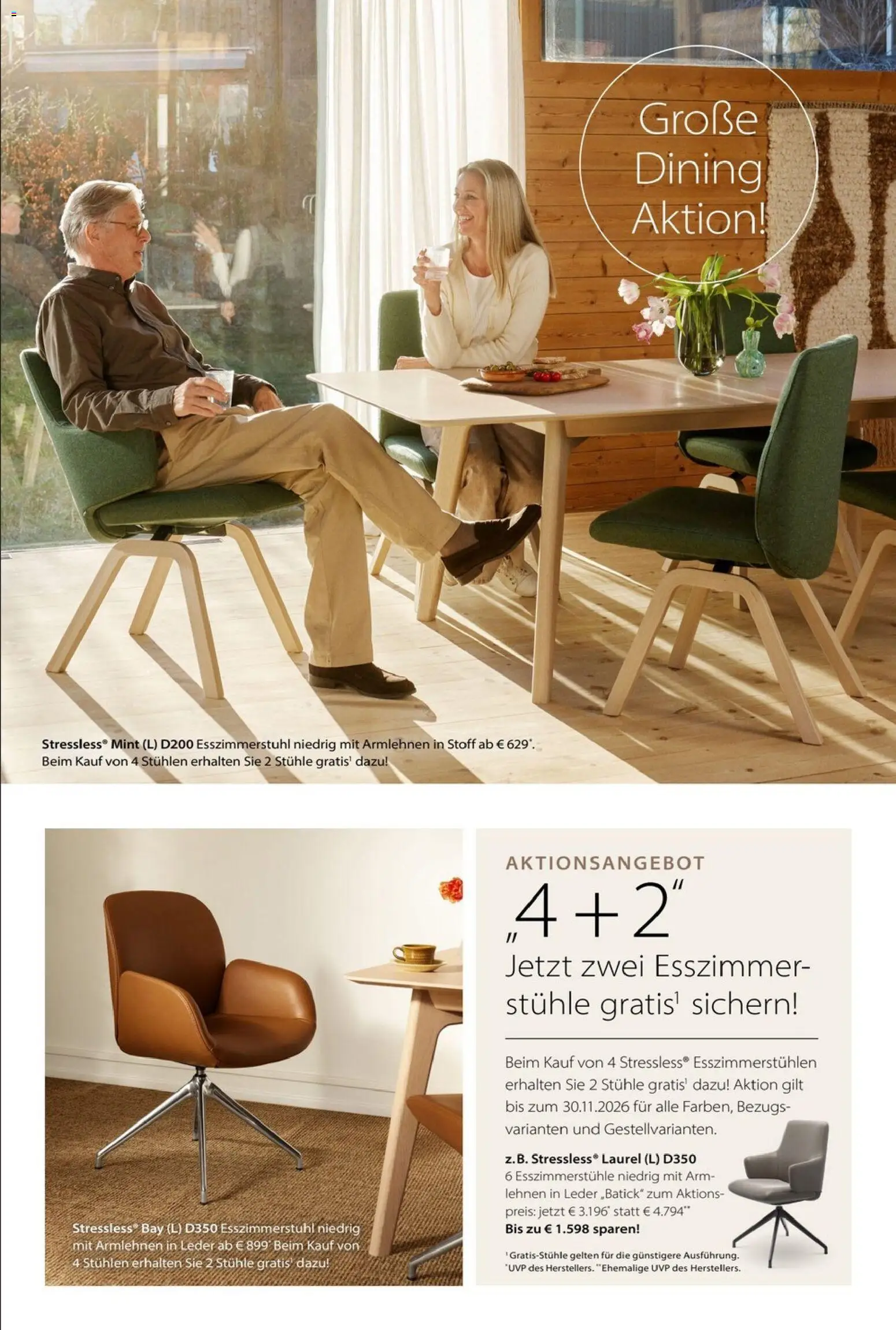 XXXLutz Stressless – gültig ab 01.10.2026 | Seite: 8 | Produkte: Esszimmerstühle
