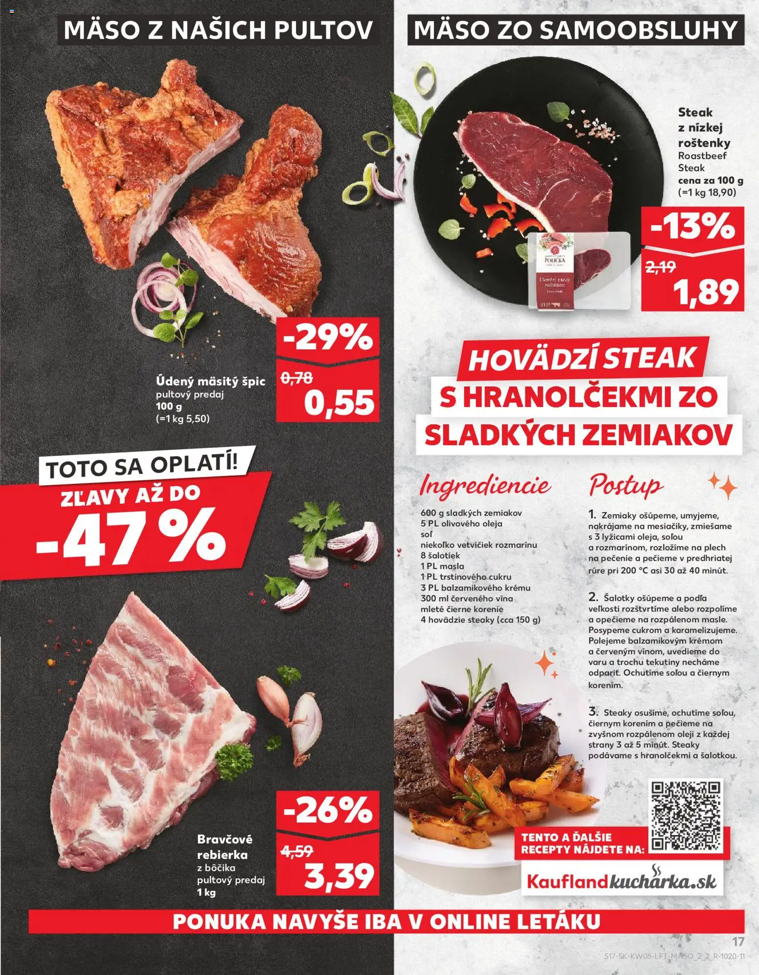 Kaufland SK akciós ujság - amely érvényes a következő dátumtól: 2026.02.19. | Oldal: 17