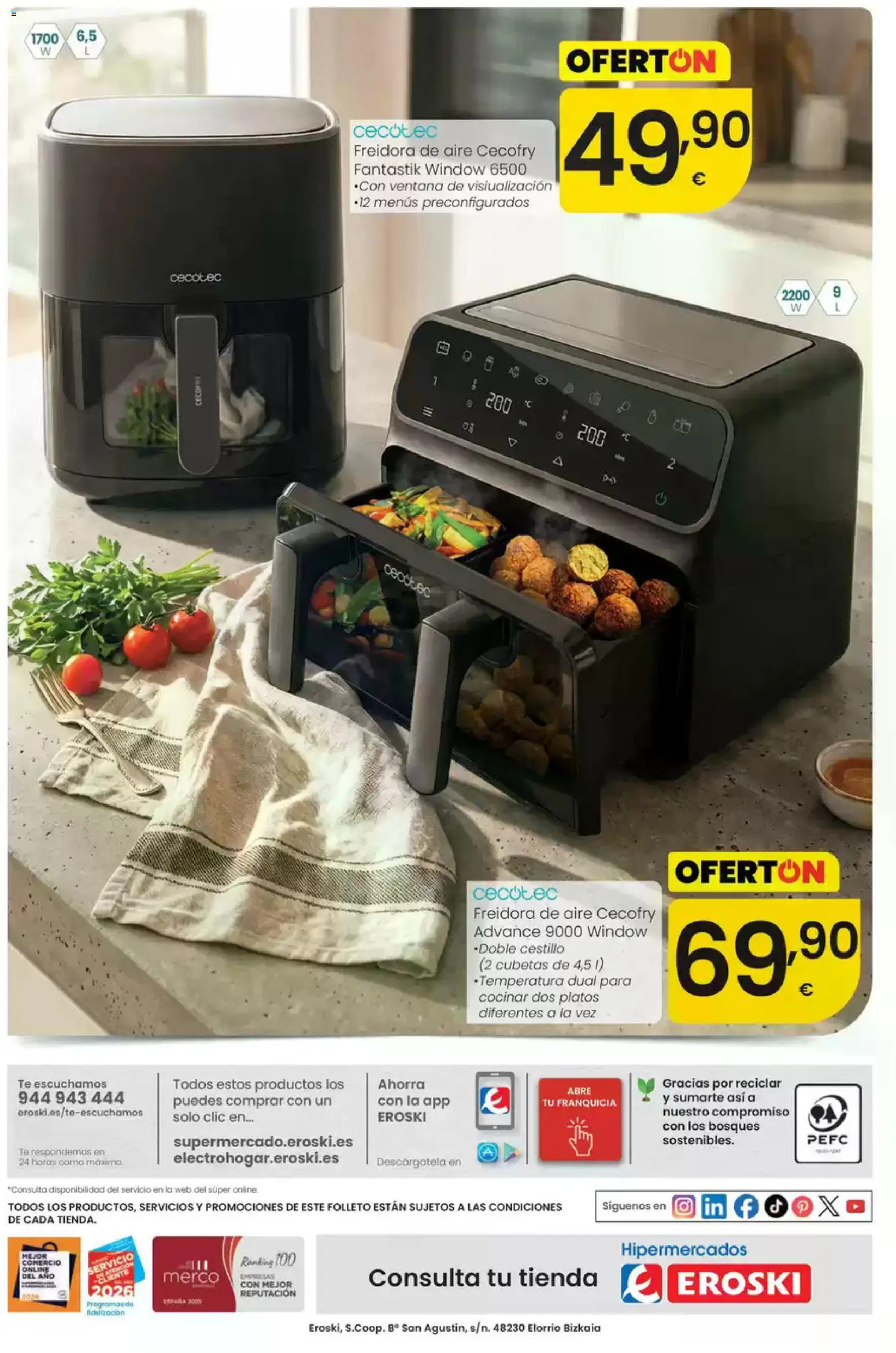 Eroski Oferta │ válido desde el 16/07/2026 | Página: 24 | Productos: Té, Freidora
