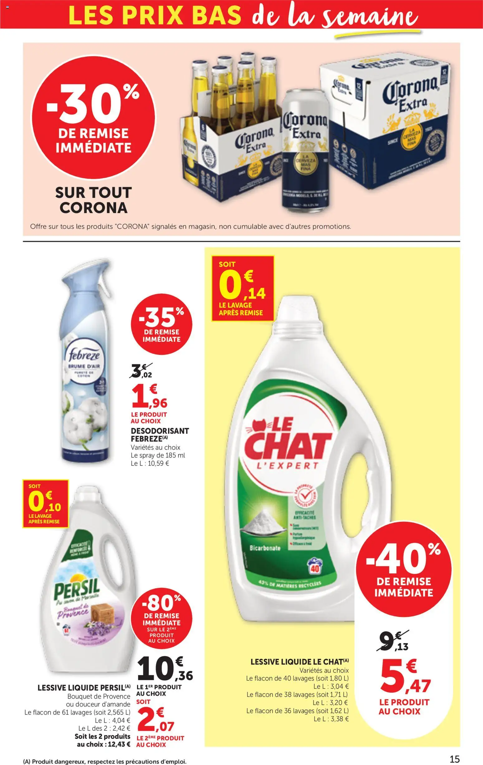 {H1} | Page: 15 | Produits: Persil, Savon, Lessive Liquide, Lessive