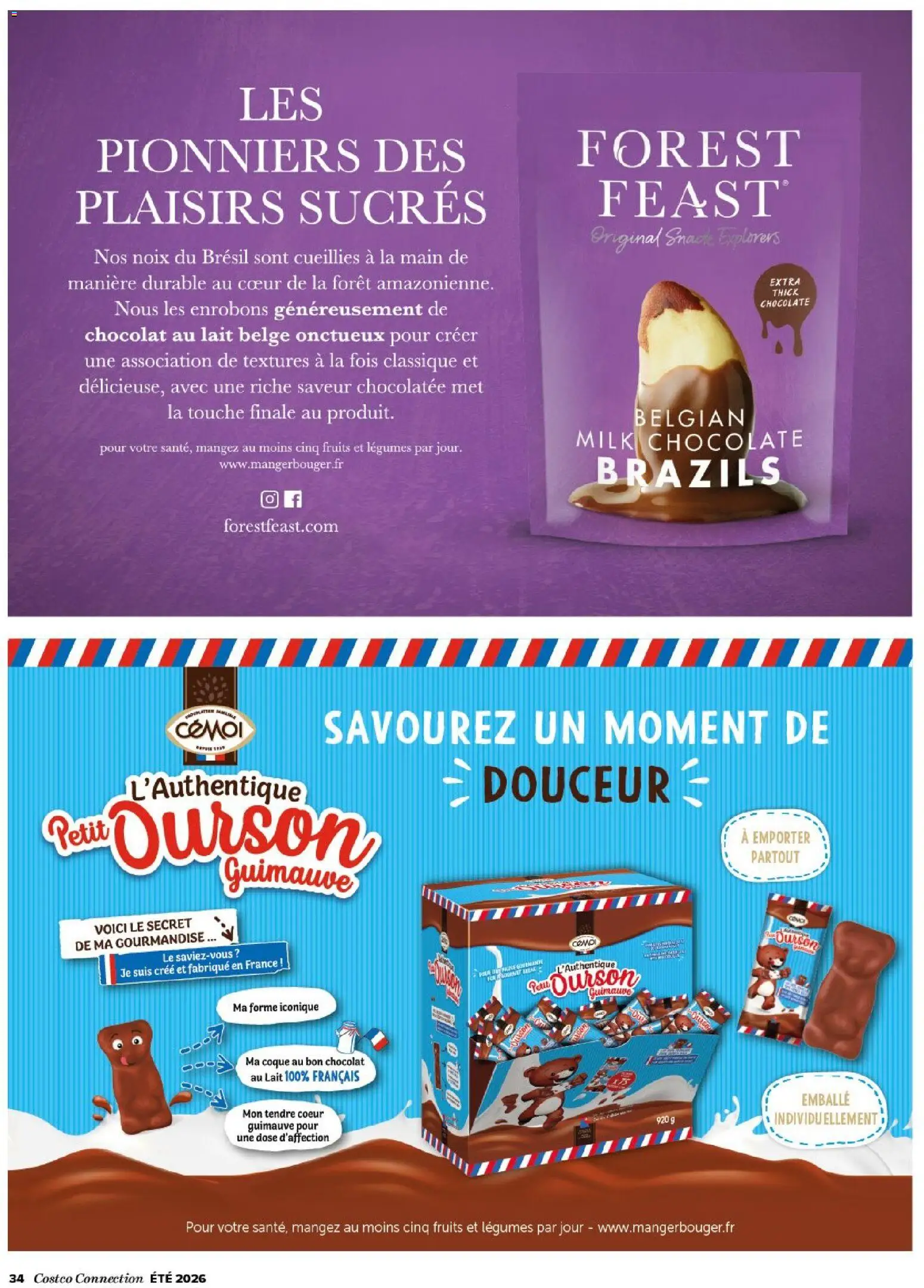 {H1} | Page: 34 | Produits: Lait, Chocolat, Noix