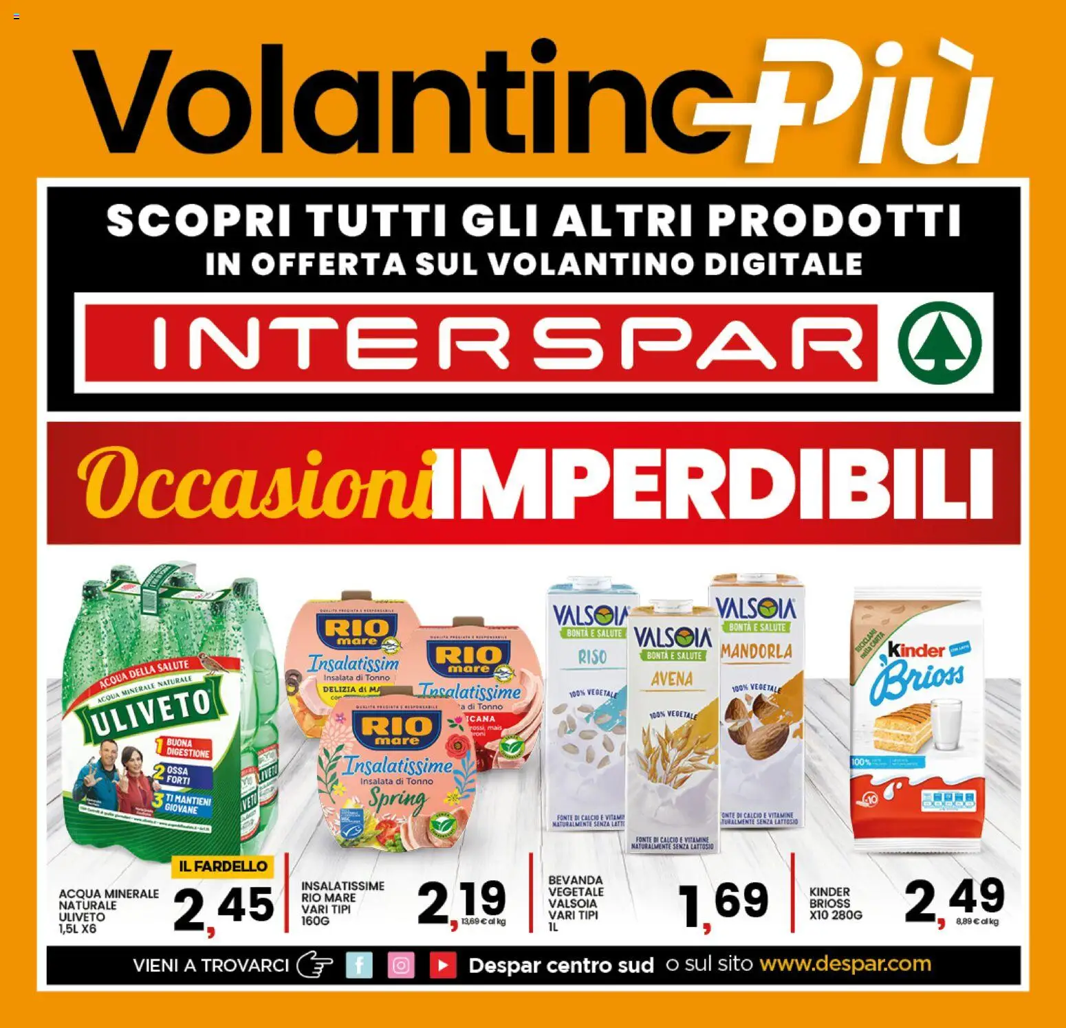 Volantino Interspar del 08.06.2026 | Pagina: 21 | Prodotti: Insalata, Acqua, Tonno, Acqua minerale