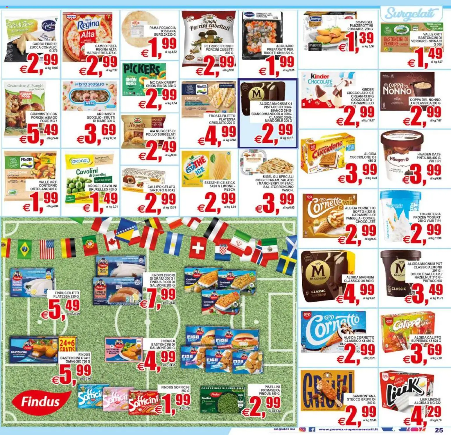 Volantino Pewex del 01/07/2026 | Pagina: 25 | Prodotti: Tartufo, Pollo, Tè, Orata