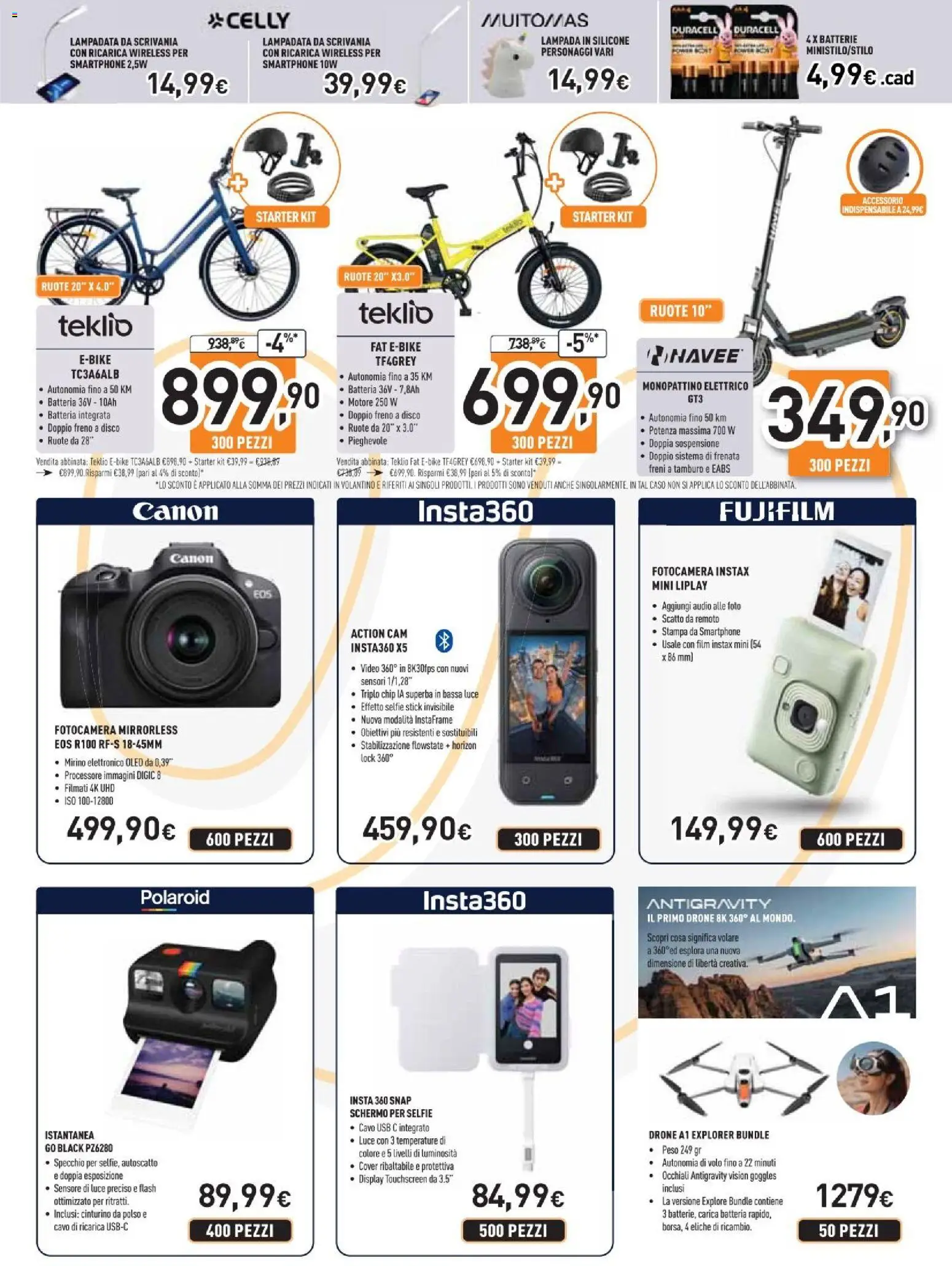 Volantino Unieuro del 26/06/2026 | Pagina: 26 | Prodotti: Monopattino, USB, Scrivania, Batteria