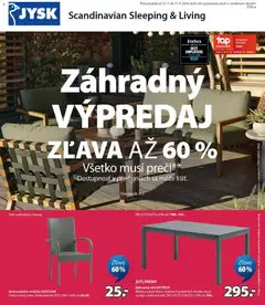 JYSK leták platný od 29.07.2026