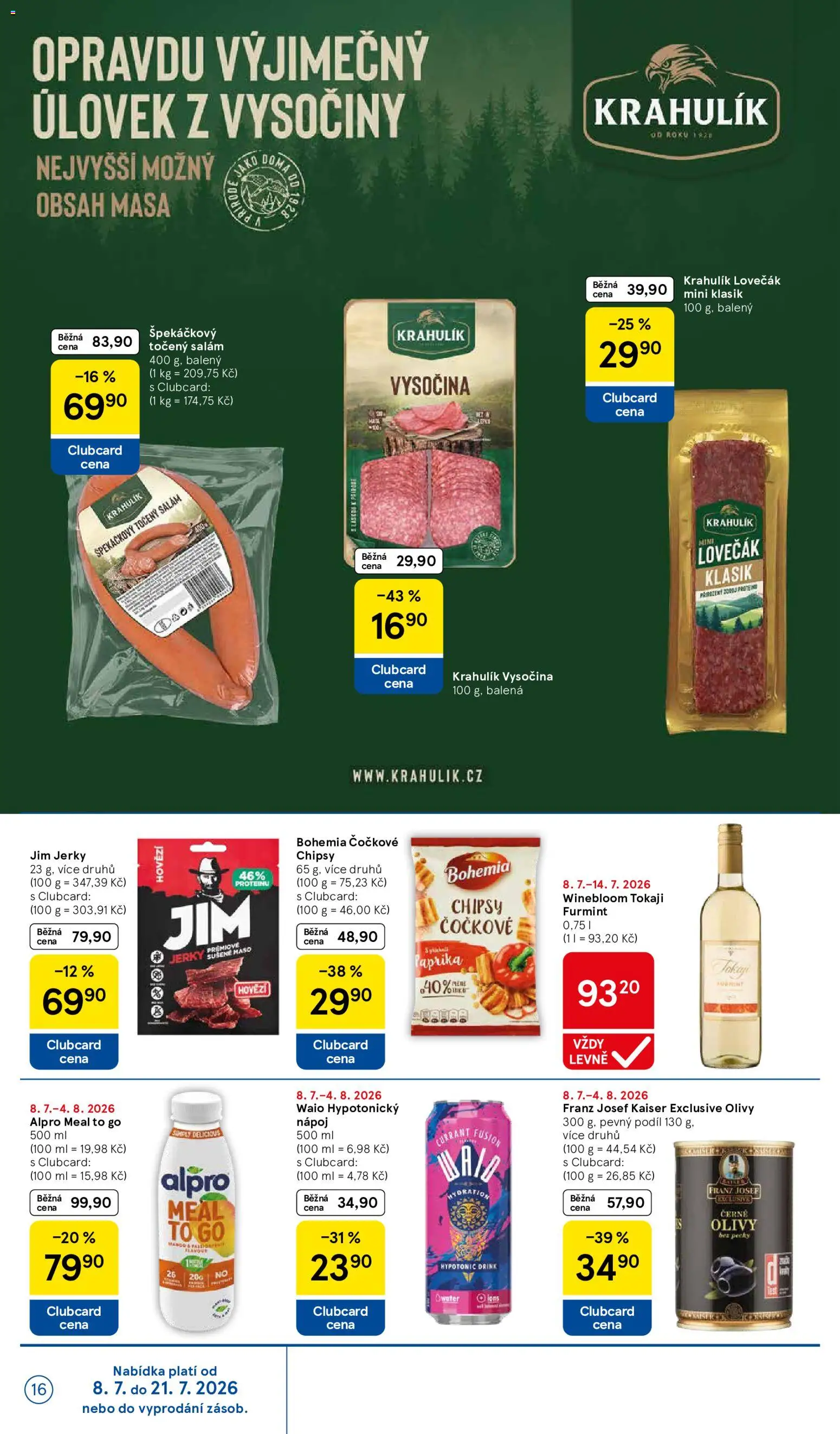 Tesco leták - Supermarket od 08.07.2026 | Strana: 16