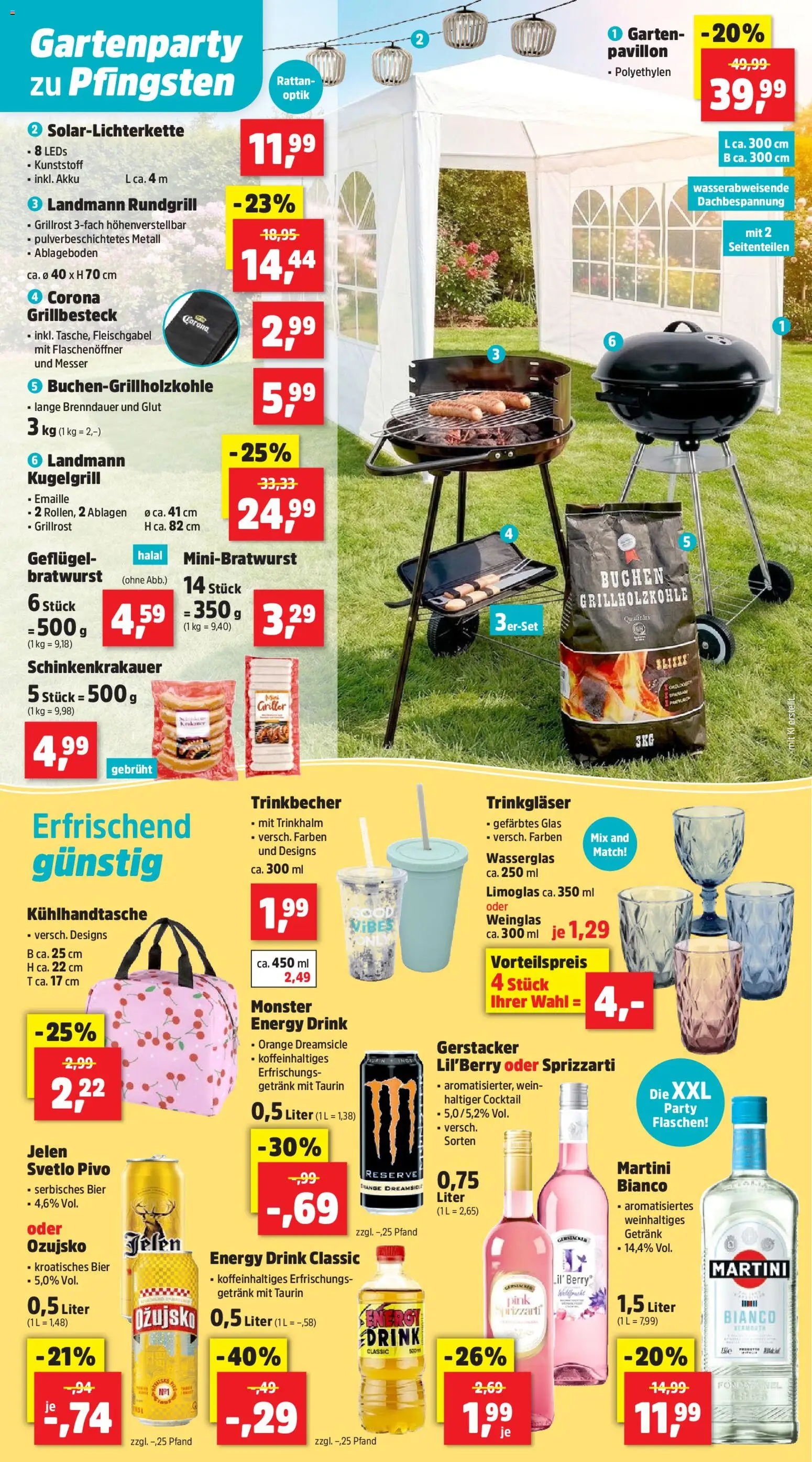 Thomas Philipps Prospekt – gültig ab 18.05.2026 | Seite: 15 | Produkte: Martini, Bier, Bratwurst, Monster