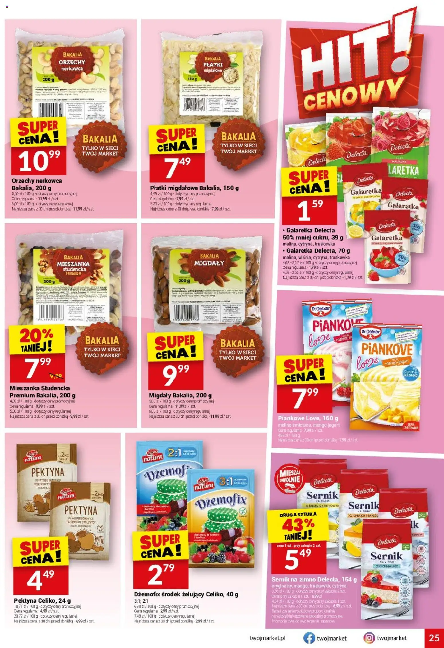 Twój Market gazetka od 02.06.2026 | Strona: 25 | Produkty: Cytryna, Ciasto, Płatki migdałowe, Płatki