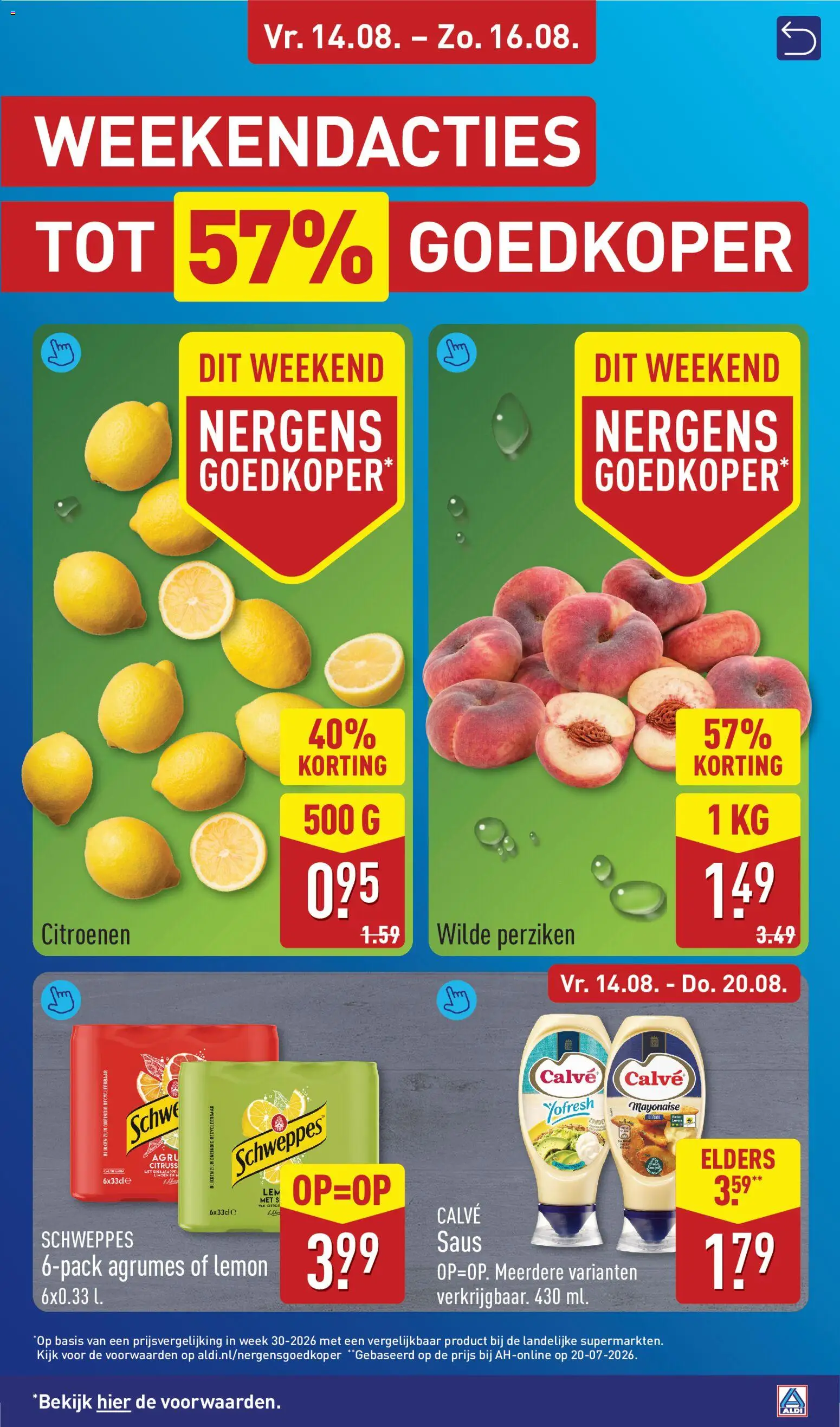 {H1} | Pagina: 5 | Producten: Citroenen, Saus, Mayonaise, Perziken