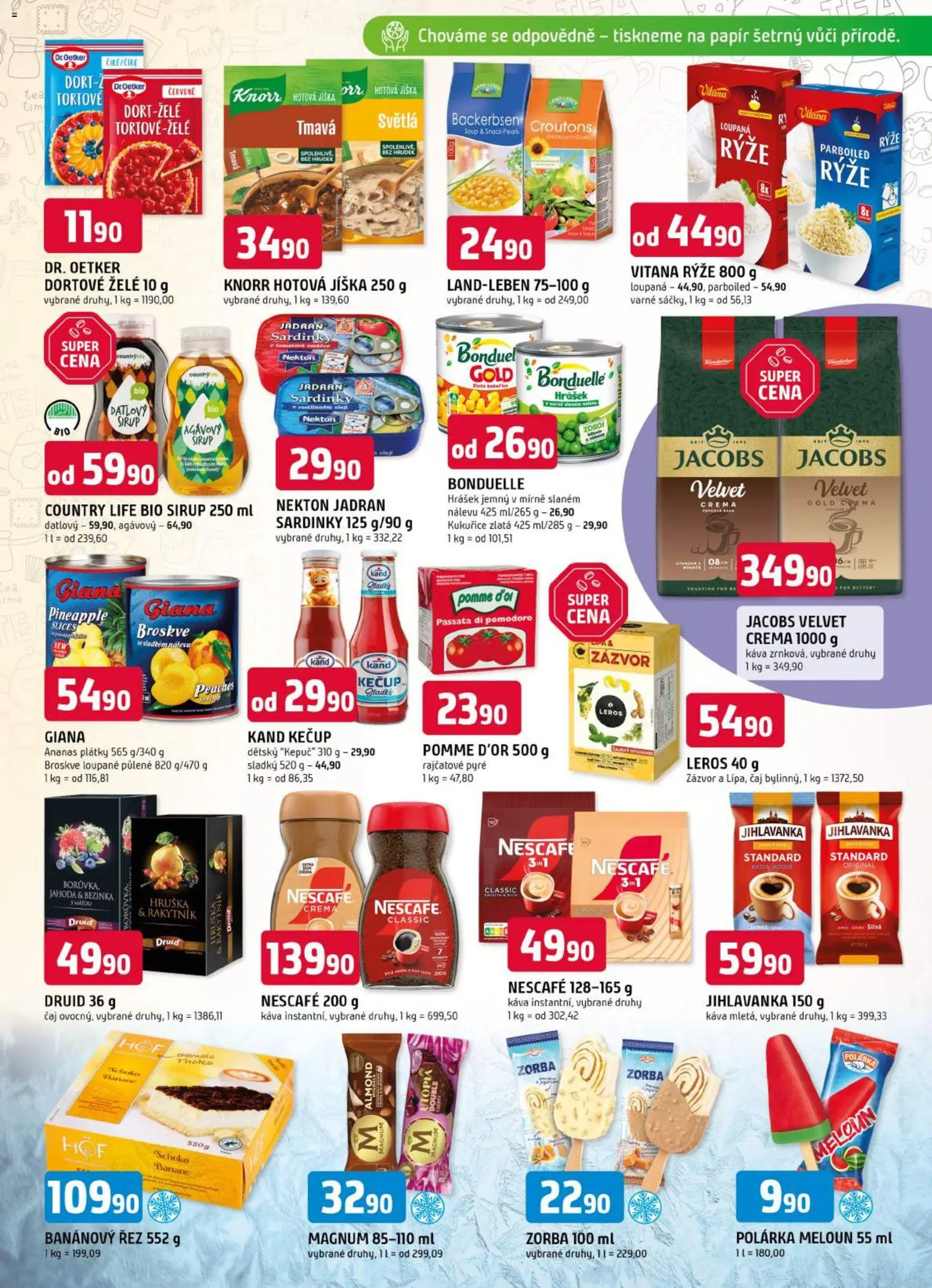 Trefa leták od 17.06.2026 | Strana: 7 | Produkty: Passata, Broskve, Knorr, Magnum
