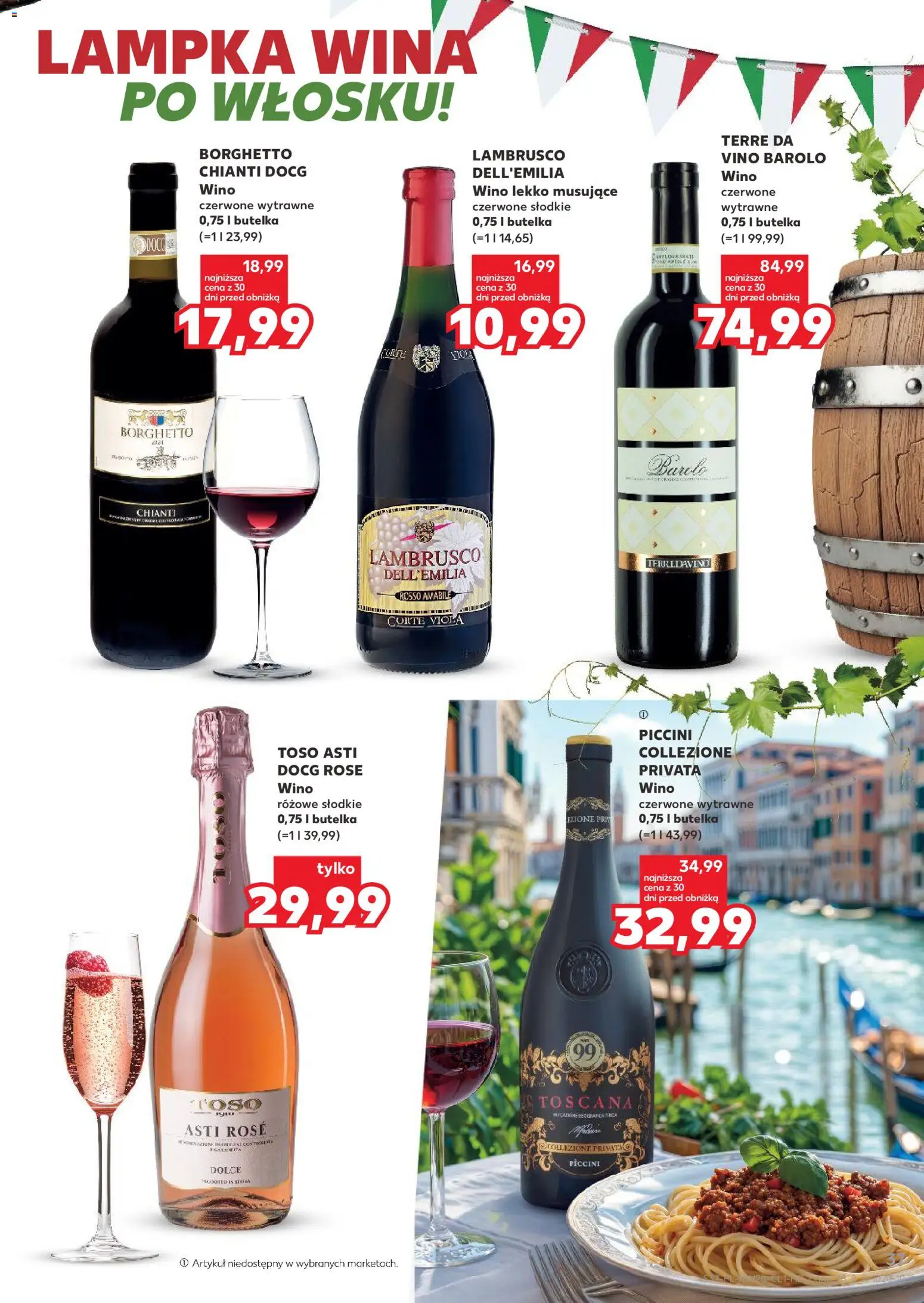 Kaufland Polsko leták - Barek od 09.07.2026 | Strana: 37 | Produkty: Lambrusco, Víno