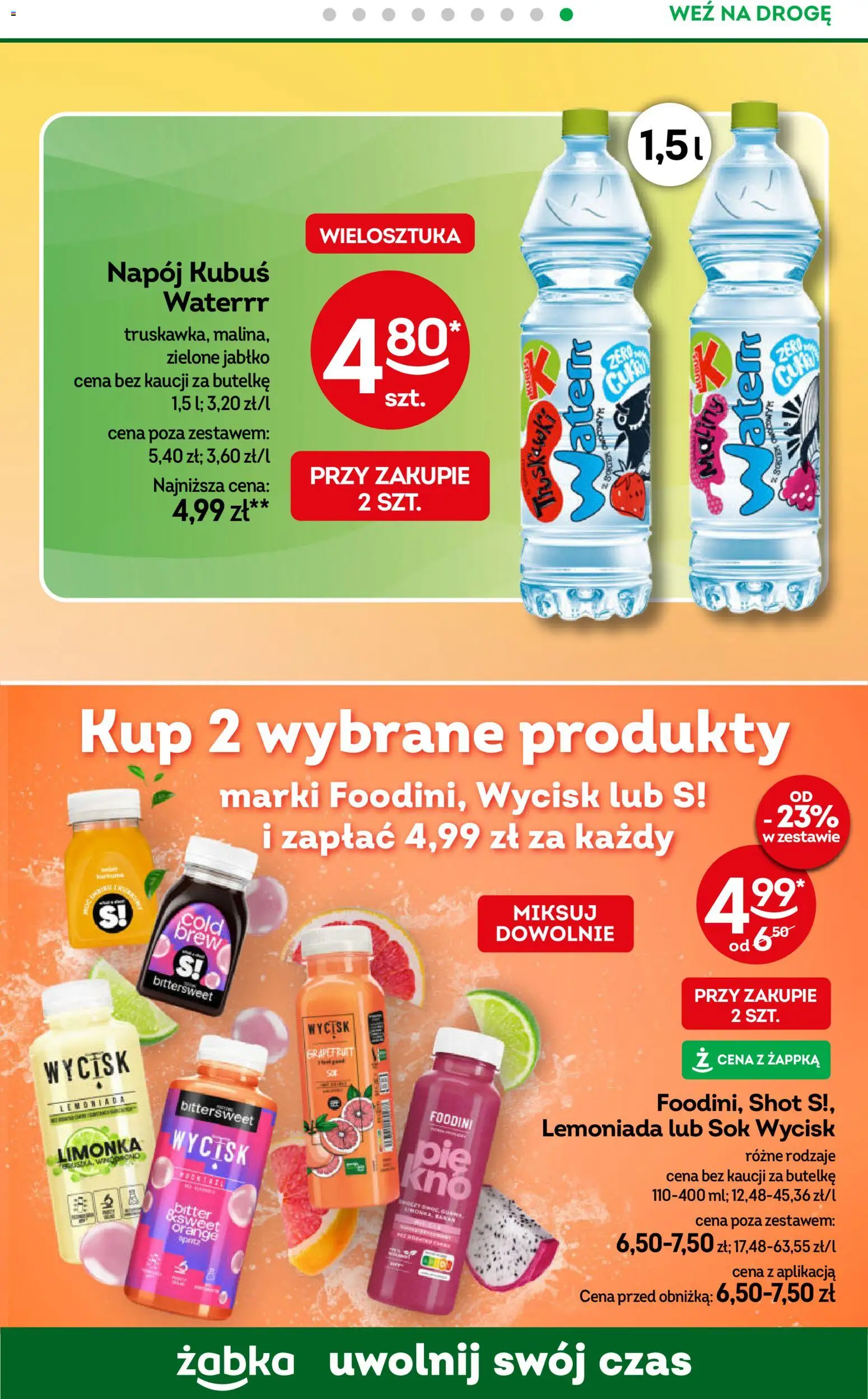 Żabka gazetka od 29.07.2026 | Strona: 78 | Produkty: Limonka, Kubuś, Lemoniada, Sok