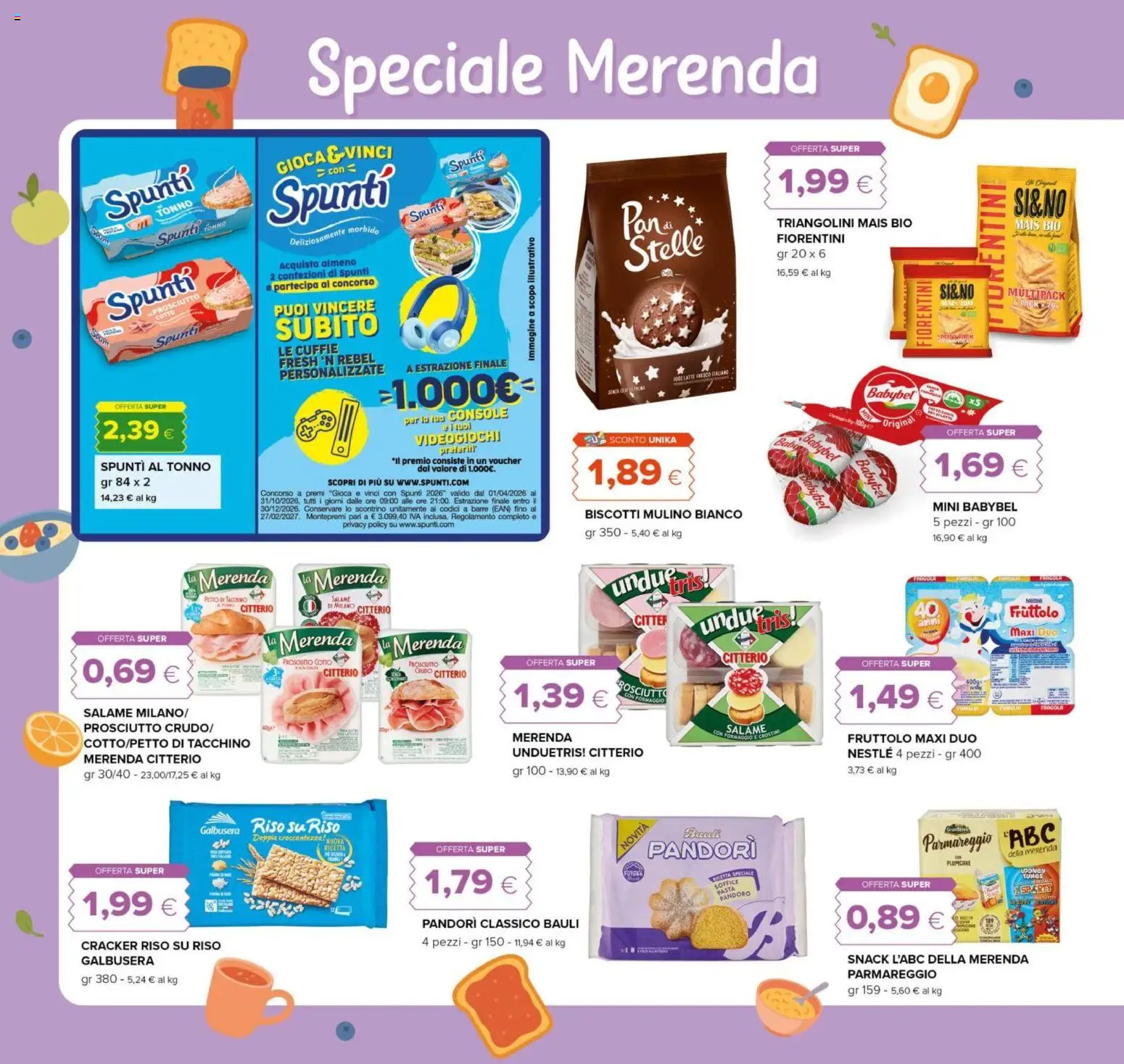 Volantino Oasi del 21/08/2026 | Pagina: 8 | Prodotti: Pasta, Cracker, Cuffie, Mais