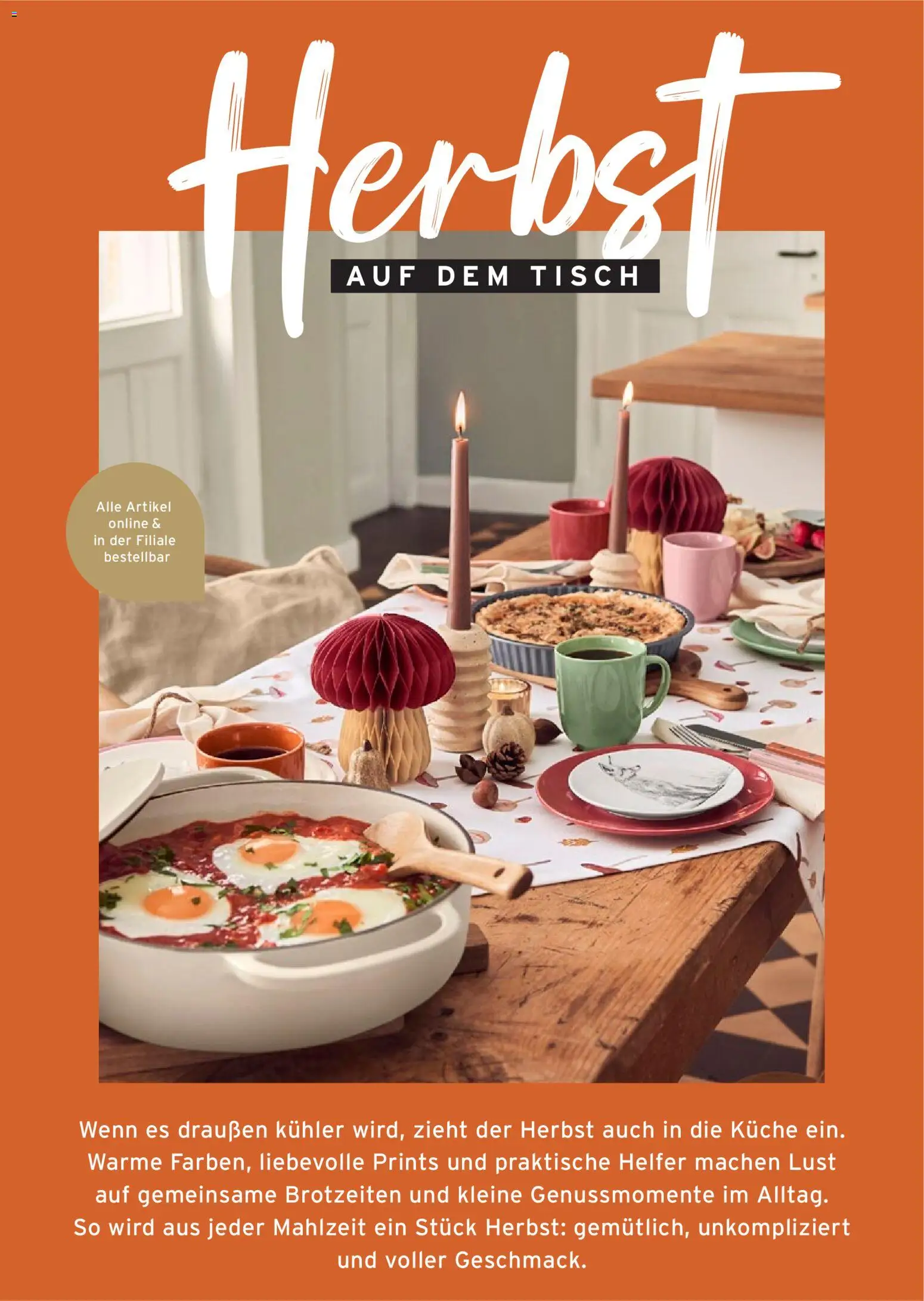Prospekt Tchibo Herbst auf dem tisch – gültig ab 30.09.2026 | Seite: 2 | Produkte: Küche, Backofen