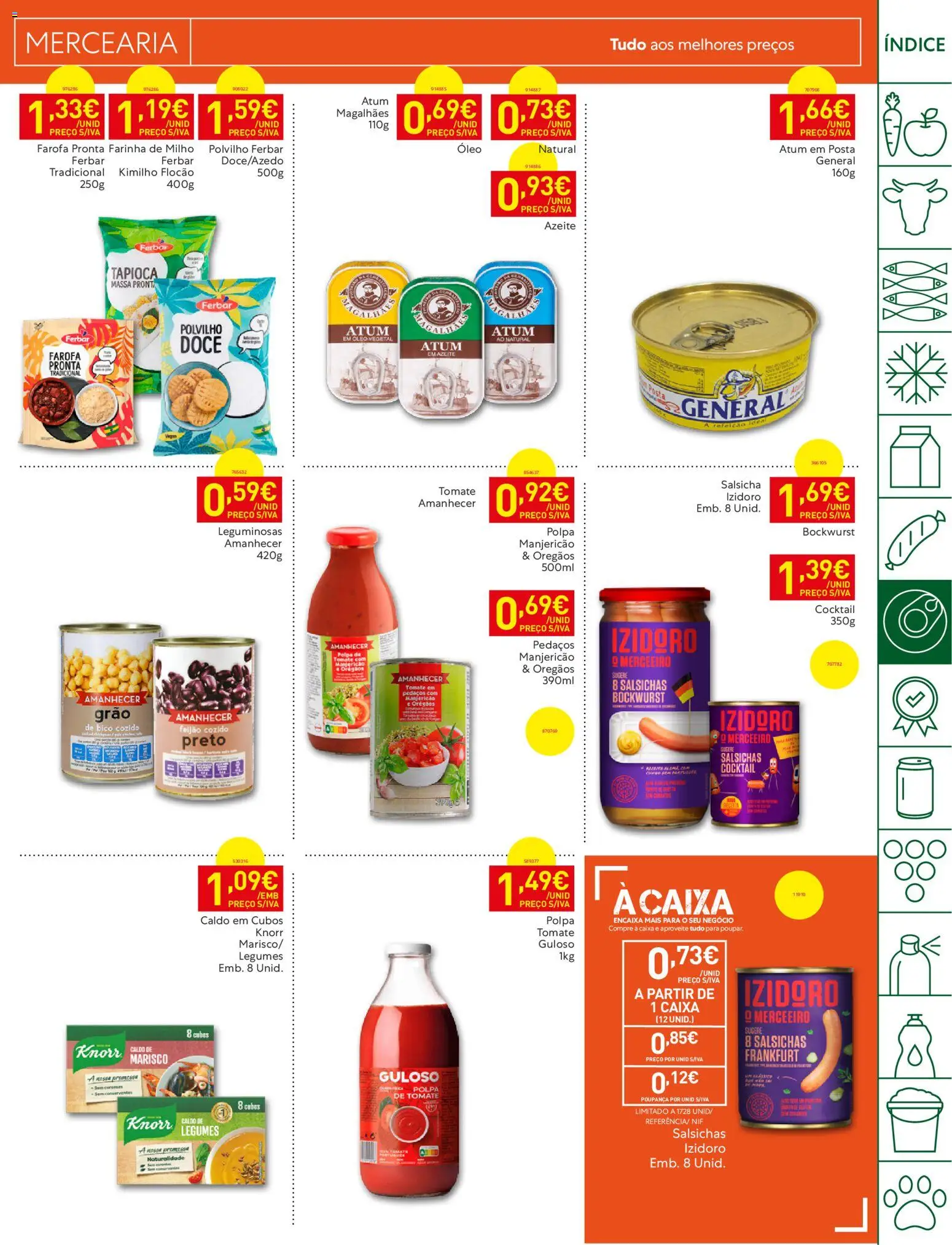 Recheio folheto Madeira │ válido de 01/09/2026 | Página: 13 | Produtos: Atum, Orégãos, Caixa, Óleo