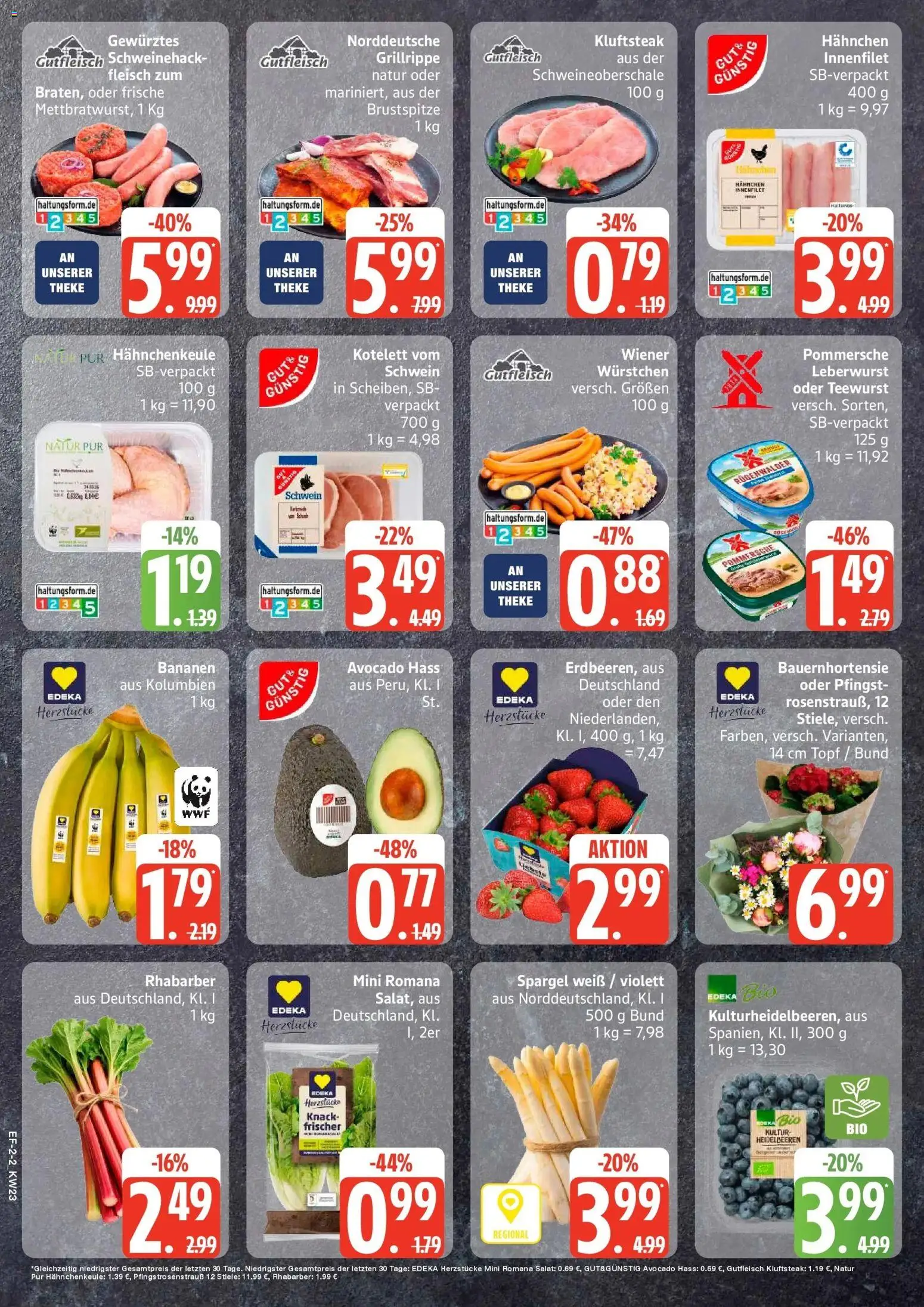 Edeka prospekt Luhnstedt – gültig ab 01.06.2026 | Seite: 2 | Produkte: Grill, Bananen, Steak, Fleisch