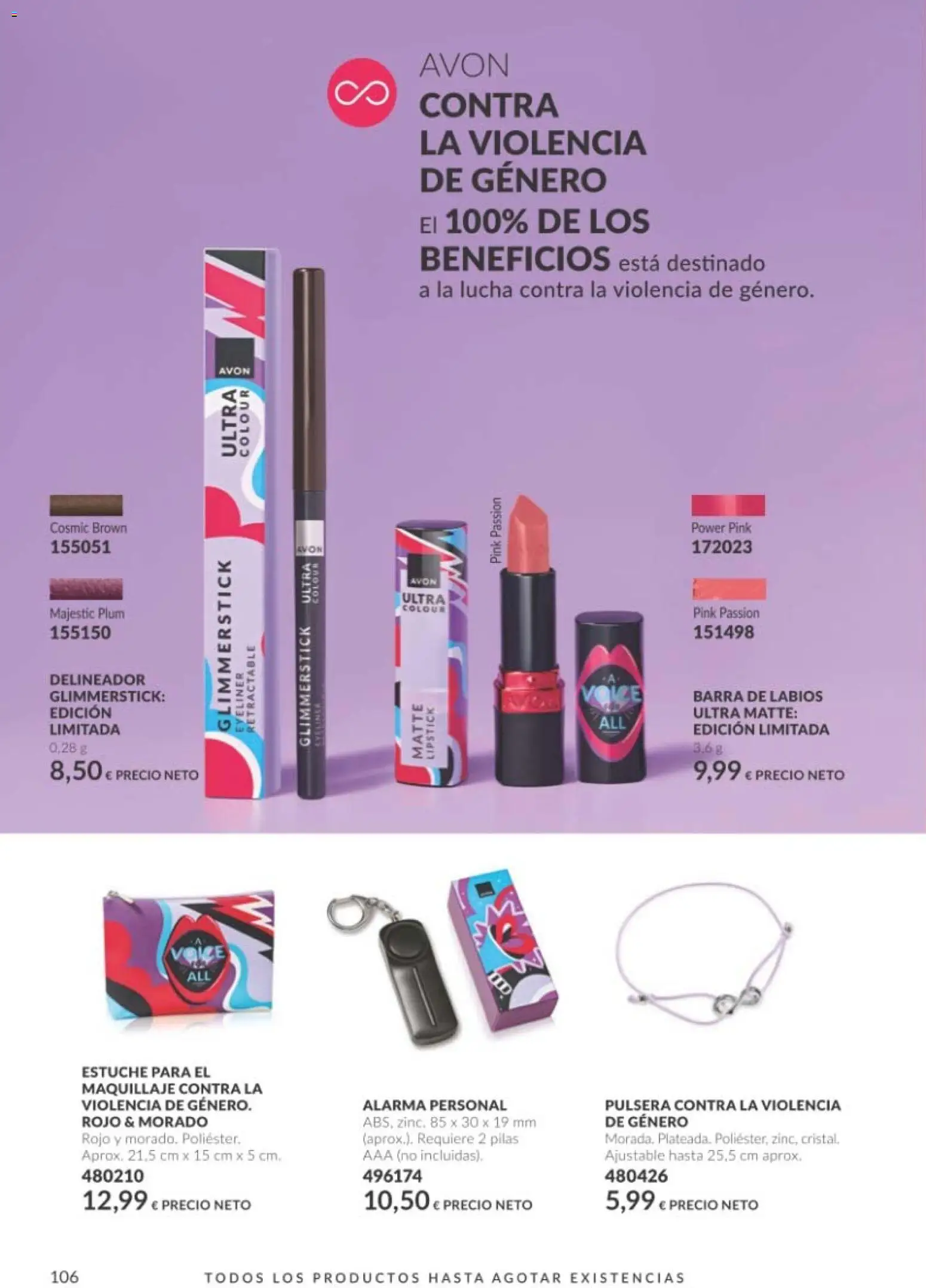 Catálogo AVON Black Friday │ válido desde el 01/11/2026 | Página: 106 | Productos: Maquillaje, Delineador, Barra de labios