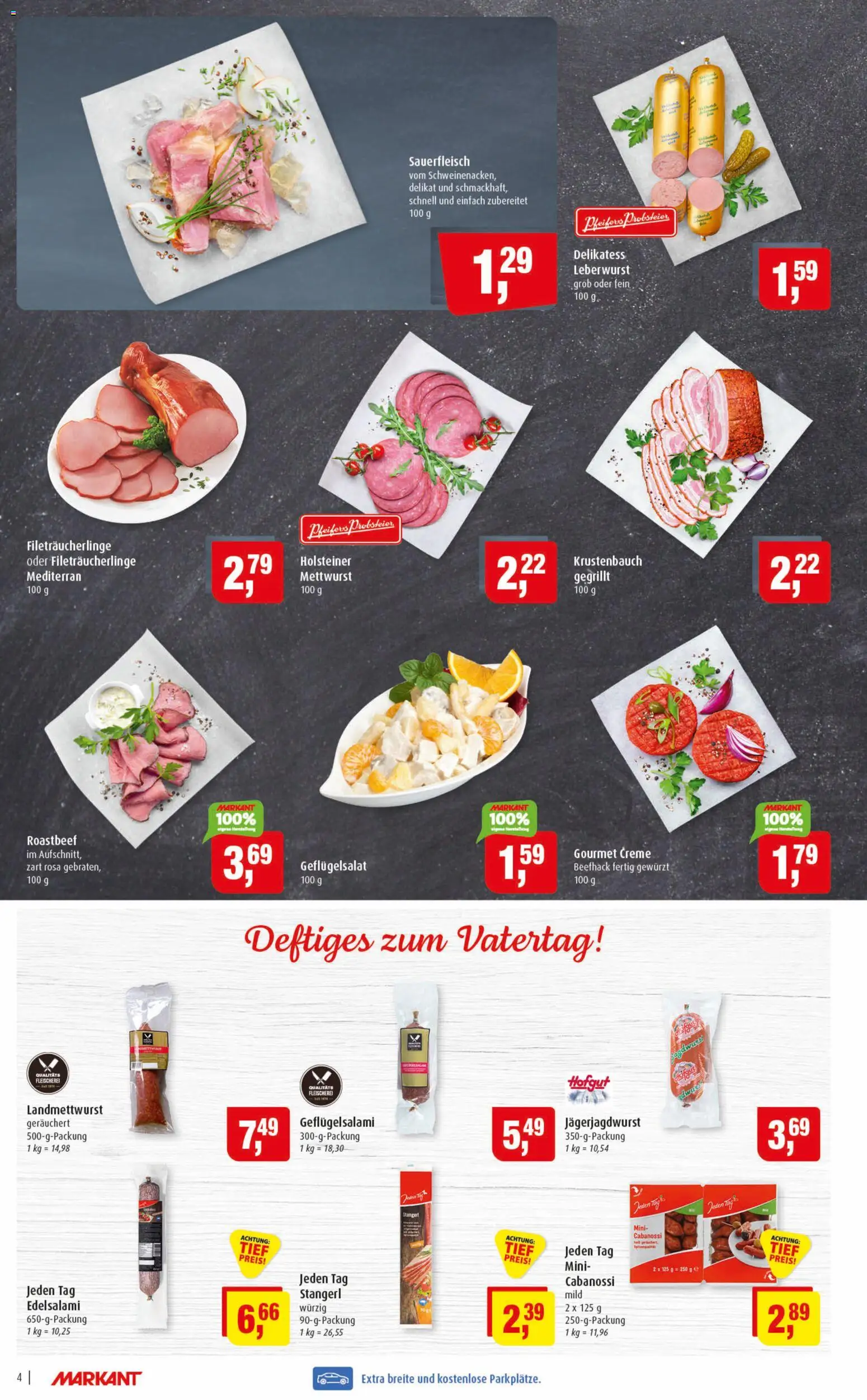 Markant Prospekt 	 – gültig ab 11.05.2026 | Seite: 4 | Produkte: Creme, Roastbeef