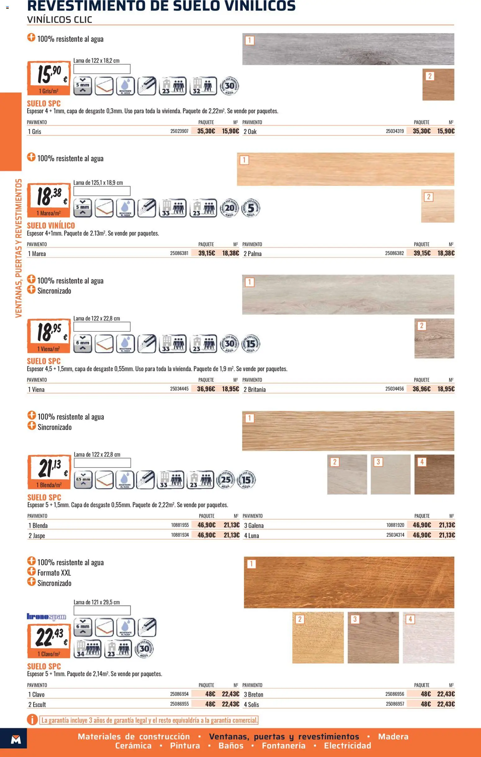 Obramat - Reformas Otono Imprenta Almacenes 16 Palma 2026 │ válido desde el 09/10/2026 | Página: 30 | Productos: Agua, Puertas