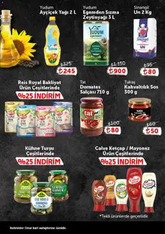 28 Temmuz 2026 tarihinden itibaren geçerli olan Onur Market kataloğu önizlemesi | Sayfa: 7
