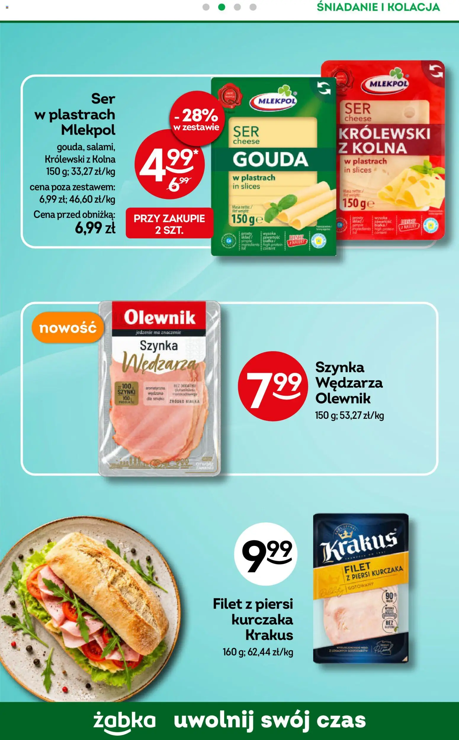 Żabka gazetka - Codzienne produkty od 21.10.2026 | Strona: 12 | Produkty: Piersi, Szynka, Filet, Filet z piersi kurczaka