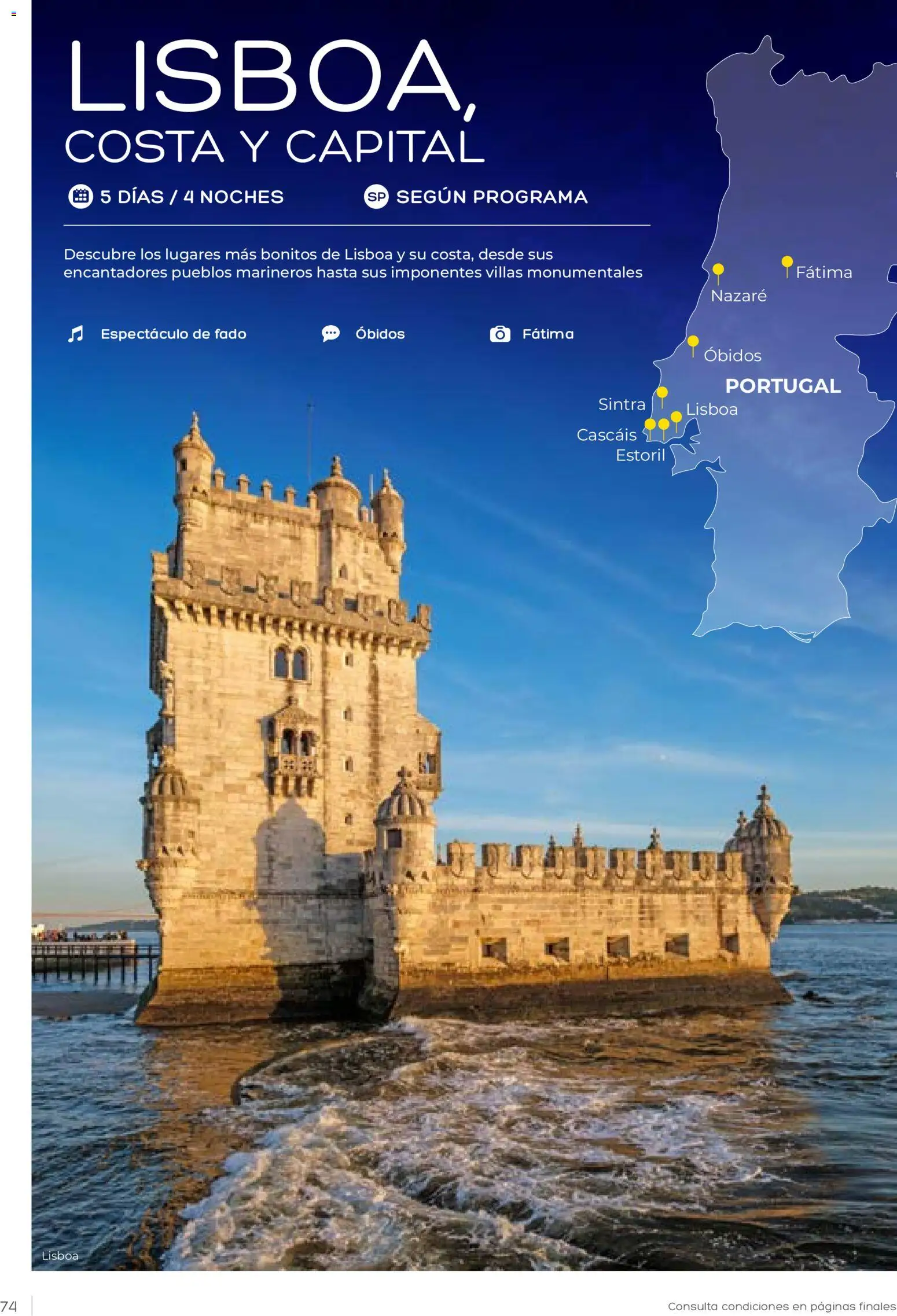 Viajes El Corte Inglés Club de Vacaciones otoño primavera │ válido desde el 01/09/2026 | Página: 74