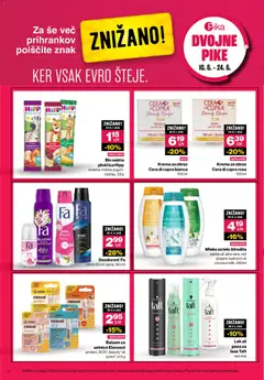 Mercator katalog akcije – veljaven od 09.06.2026 | Stran: 12 | Izdelki: Mleko za telo, Jogurt, Deodorant, Lak