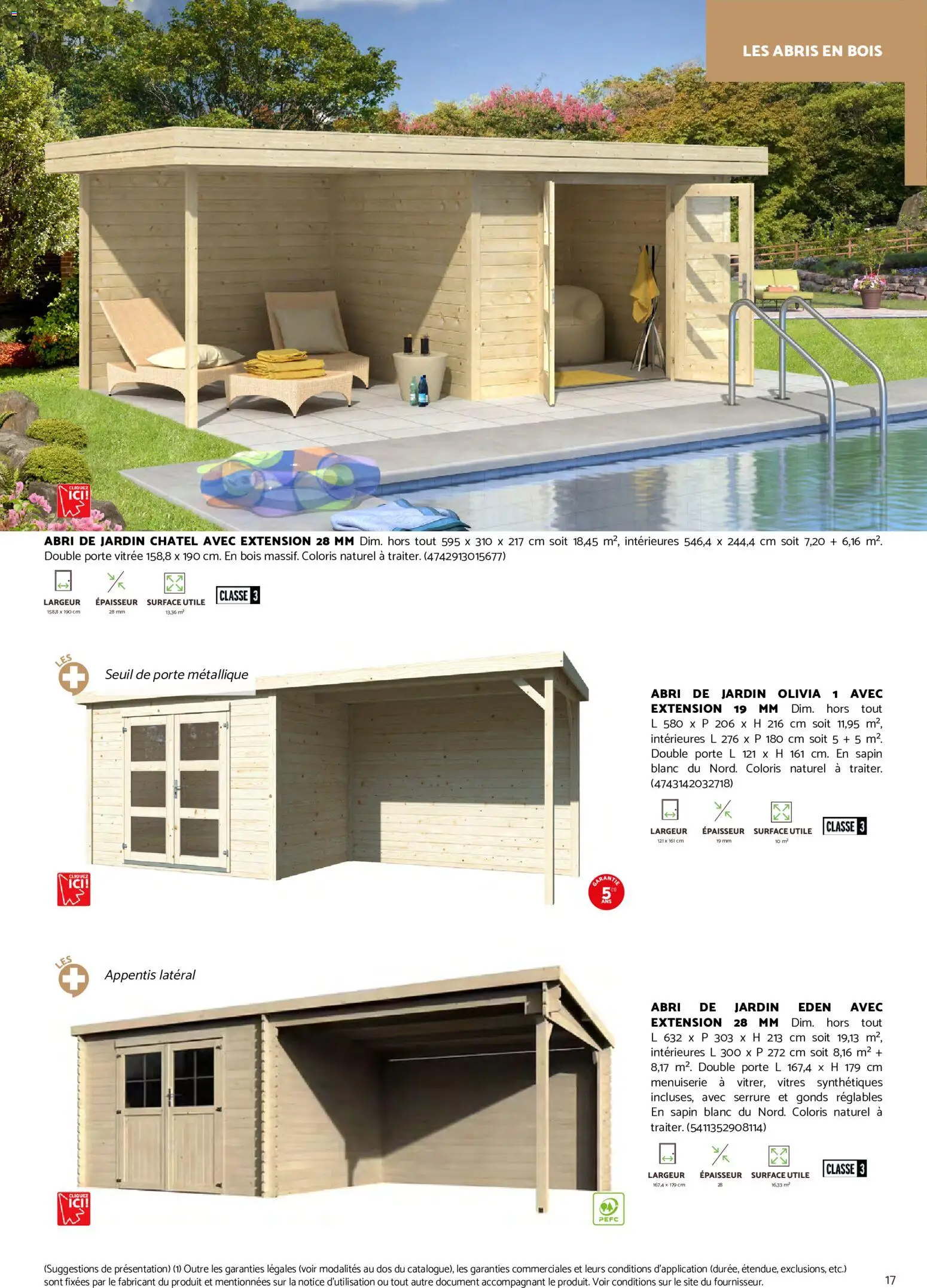 {H1} | Page: 17 | Produits: Porte, Abri de jardin