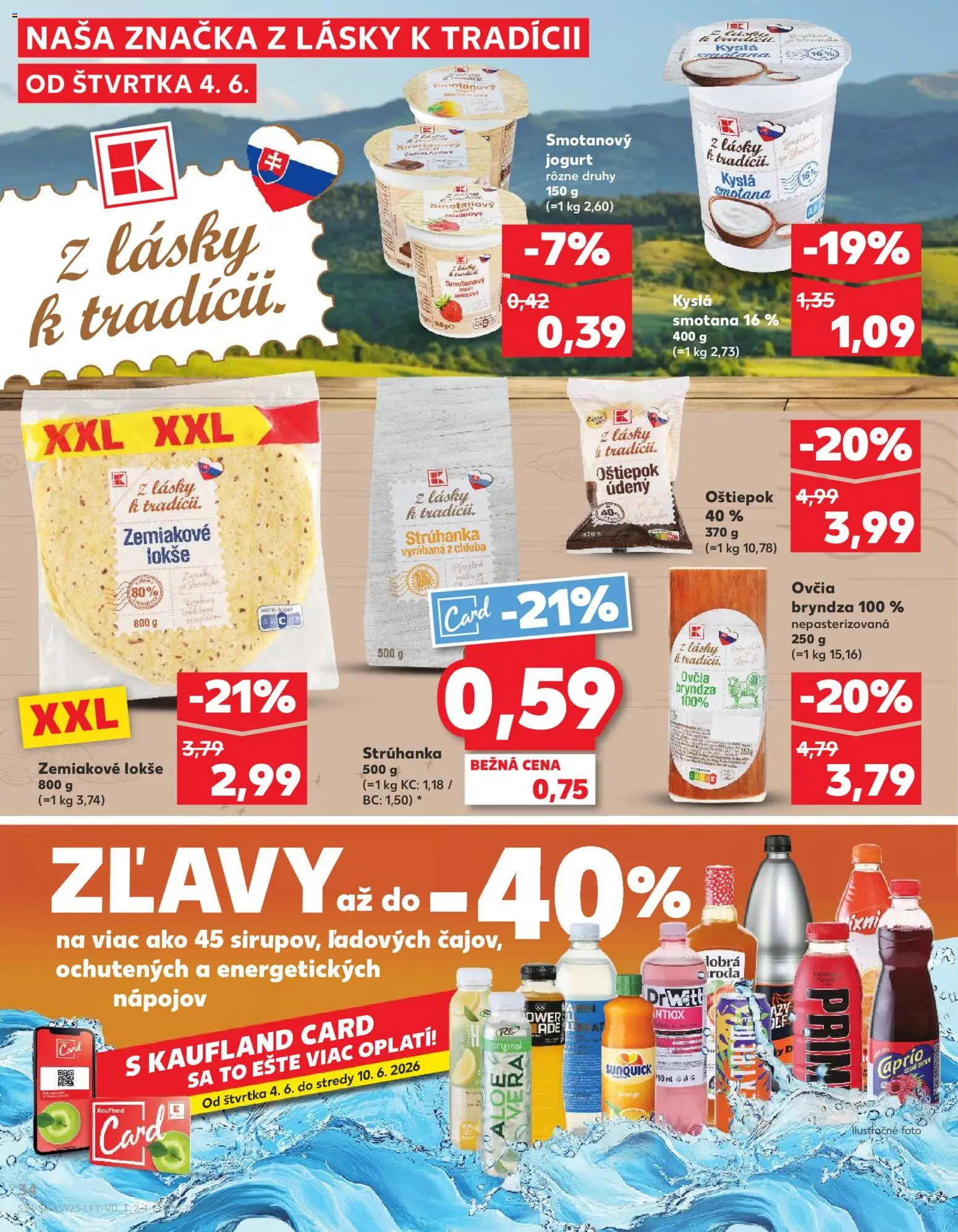 Kaufland SK akciós ujság - amely érvényes a következő dátumtól: 04.06.2026 | Oldal: 34