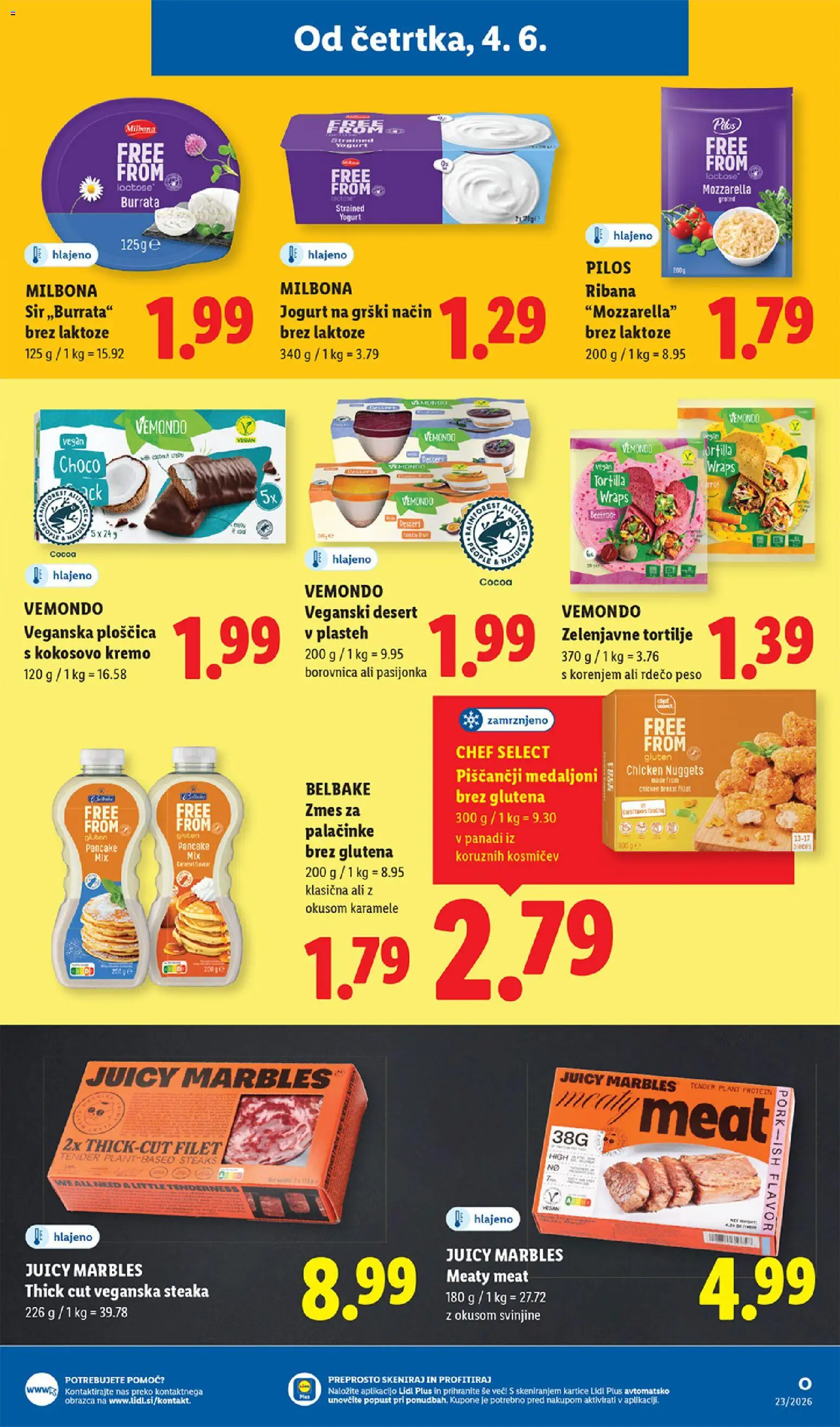 Novi Lidl katalog ponudbe – veljaven od 04.06.2026 | Stran: 21 | Izdelki: Palačinke, Tortilje, Sir, Karamele