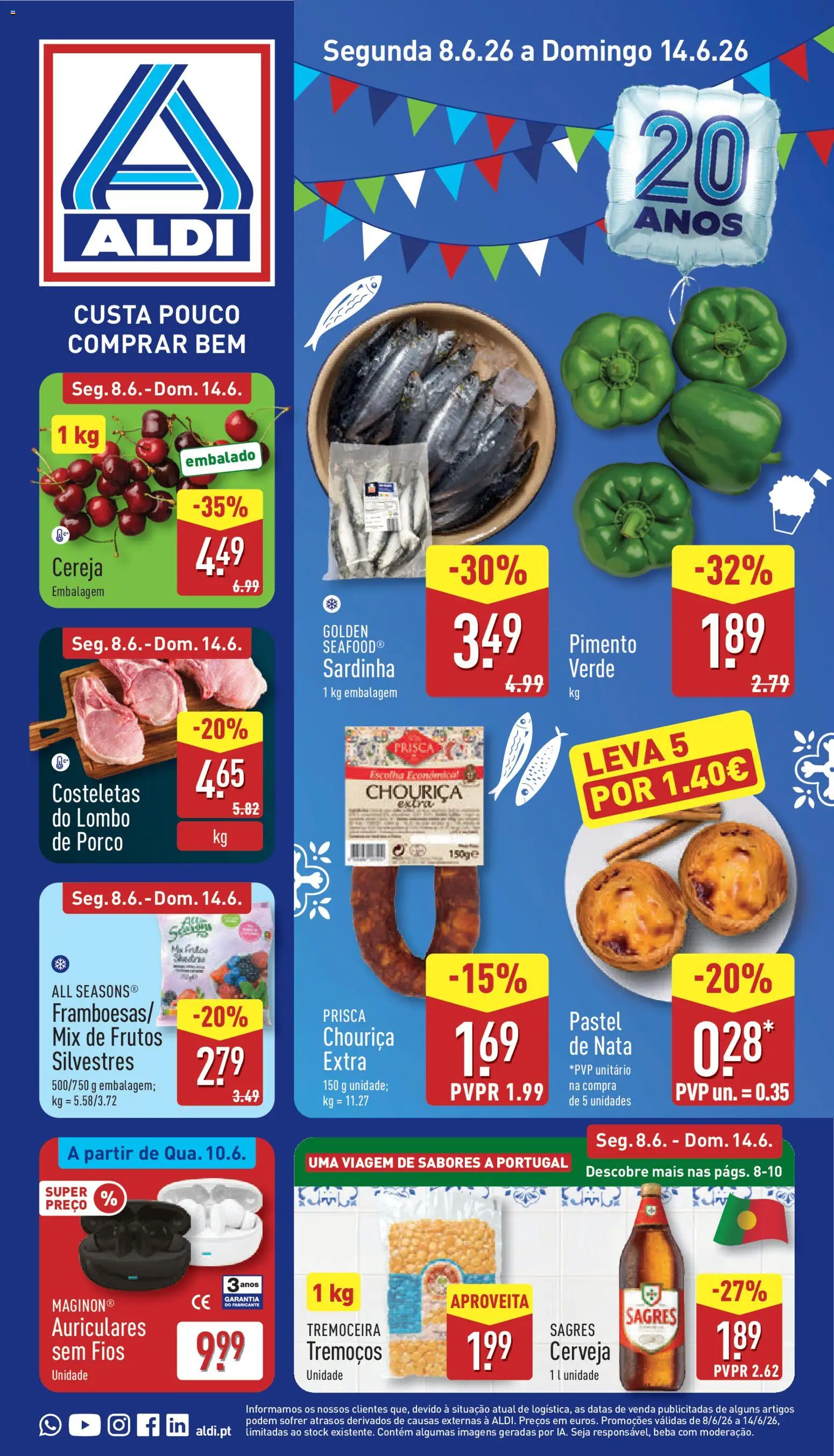 Aldi folheto │ válido de 08.06.2026 | Página: 1