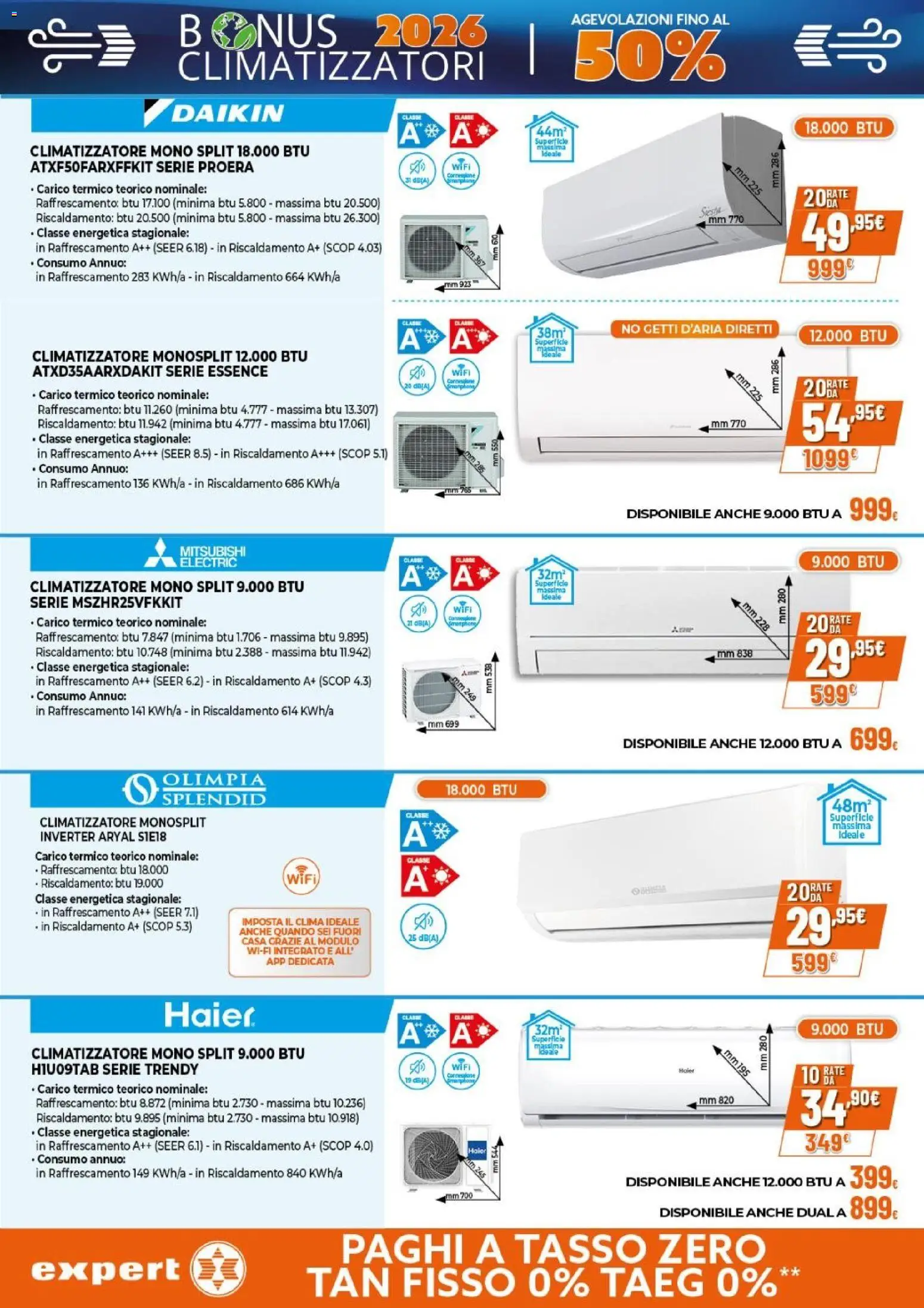 Volantino Expert del 21.05.2026 | Pagina: 15 | Prodotti: Climatizzatore