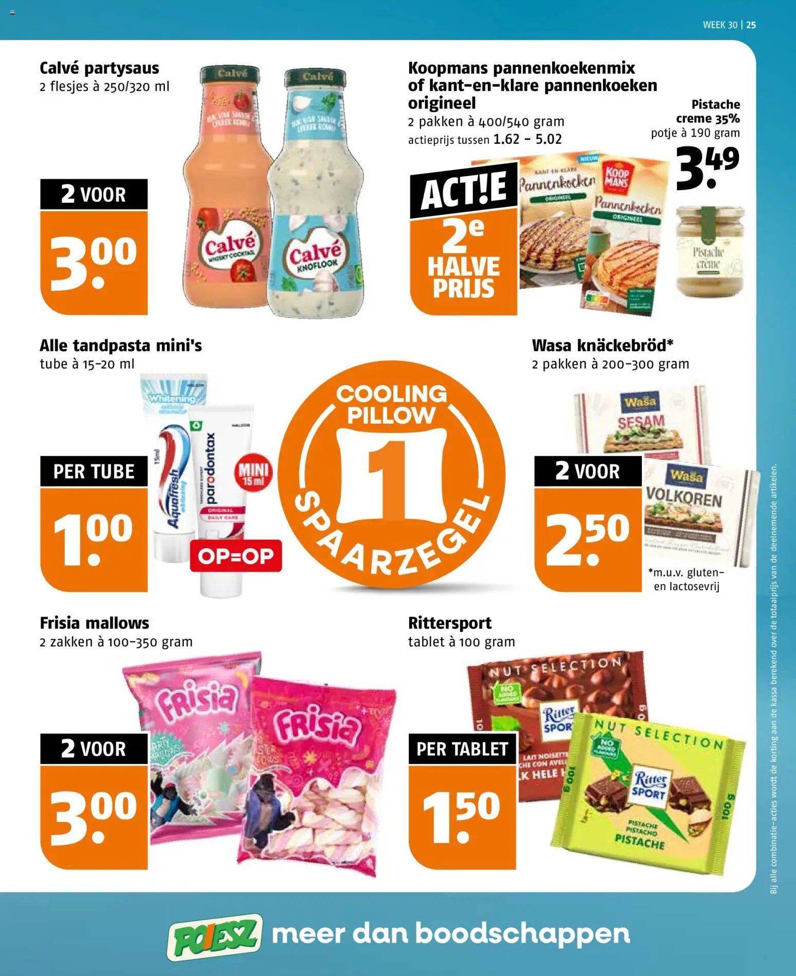 {H1} | Pagina: 25 | Producten: Tandpasta, Tablet, Pannenkoeken, Sesam