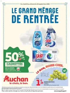 Auchan - Prévisualisation de Auchan Ménage rentrée hypers valide à partir de 08/09/2026