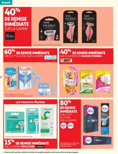 Auchan Beauté, Halles hypers - Voorbeeld van een folder van Auchan, geldig van 16.06.2026 | Pagina: 12 | Producten: La, Jbl fejhallgató, Crème, Ontharingscrème