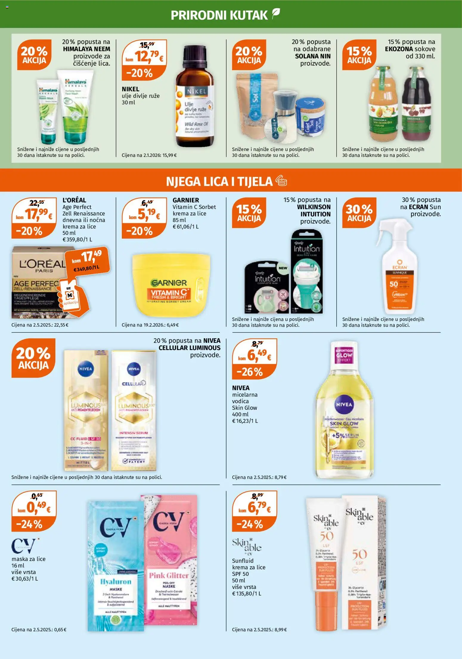 Müller katalog | vrijedi od 01.06.2026 | Stranica: 5 | Proizvodi: Noćna krema, Maska, Krema, Garnier