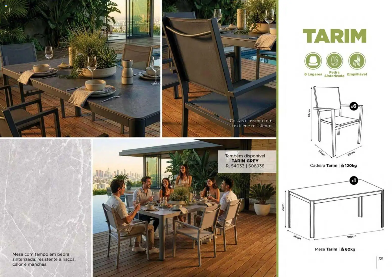 Espaço Casa folheto Ar Livre 2026 │ válido de 07.03.2026 | Página: 35 | Produtos: Mesa, Cadeira
