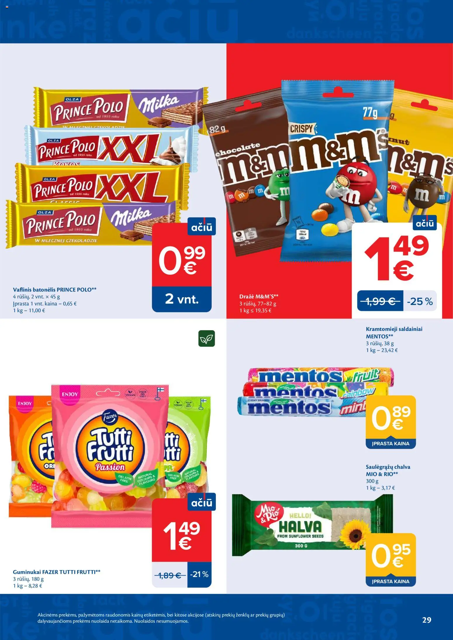 MAXIMA akcijos nuo 09.06.2026 | Puslapis: 29 | Prekių: Guminukai, Saldainiai