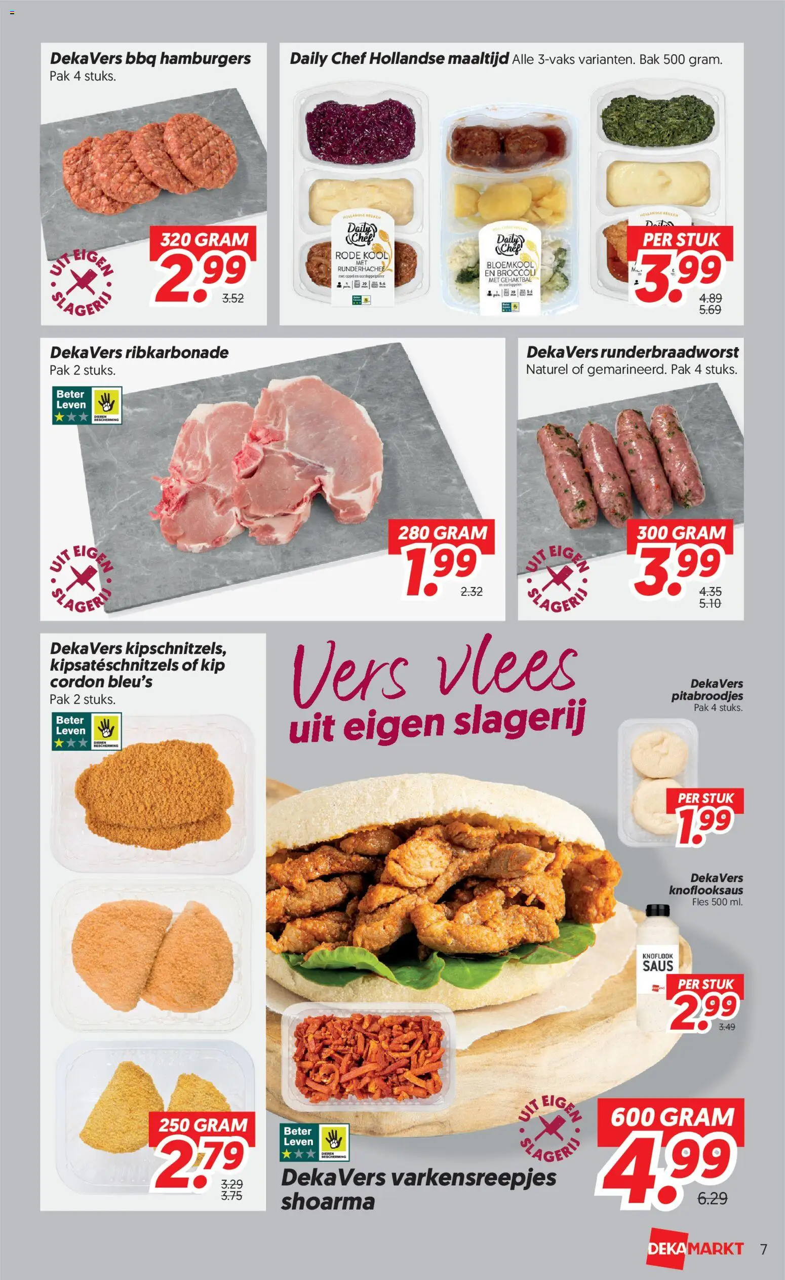 {H1} | Pagina: 7 | Producten: Fles, Saus, Kip, Knoflook