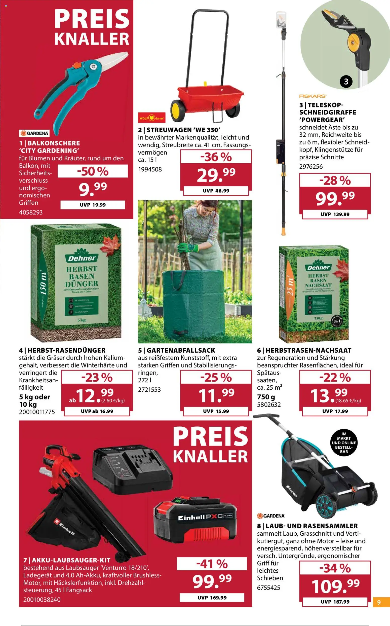 Dehner Prospekt – gültig ab 23.09.2026 | Seite: 9
