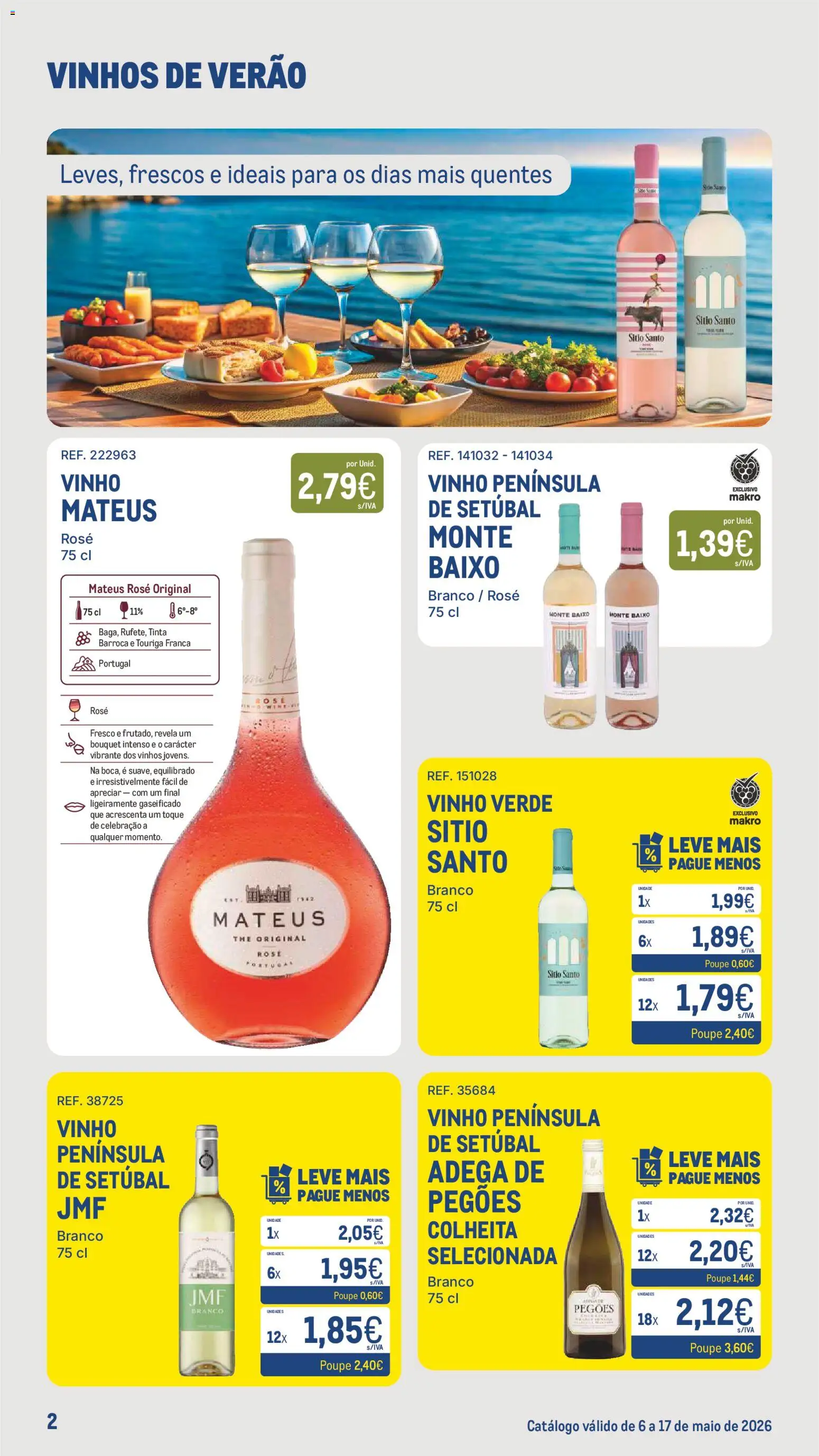 Makro - Especial Vinhos de Verão │ válido de 06.05.2026 | Página: 2 | Produtos: Tinta, Vinho