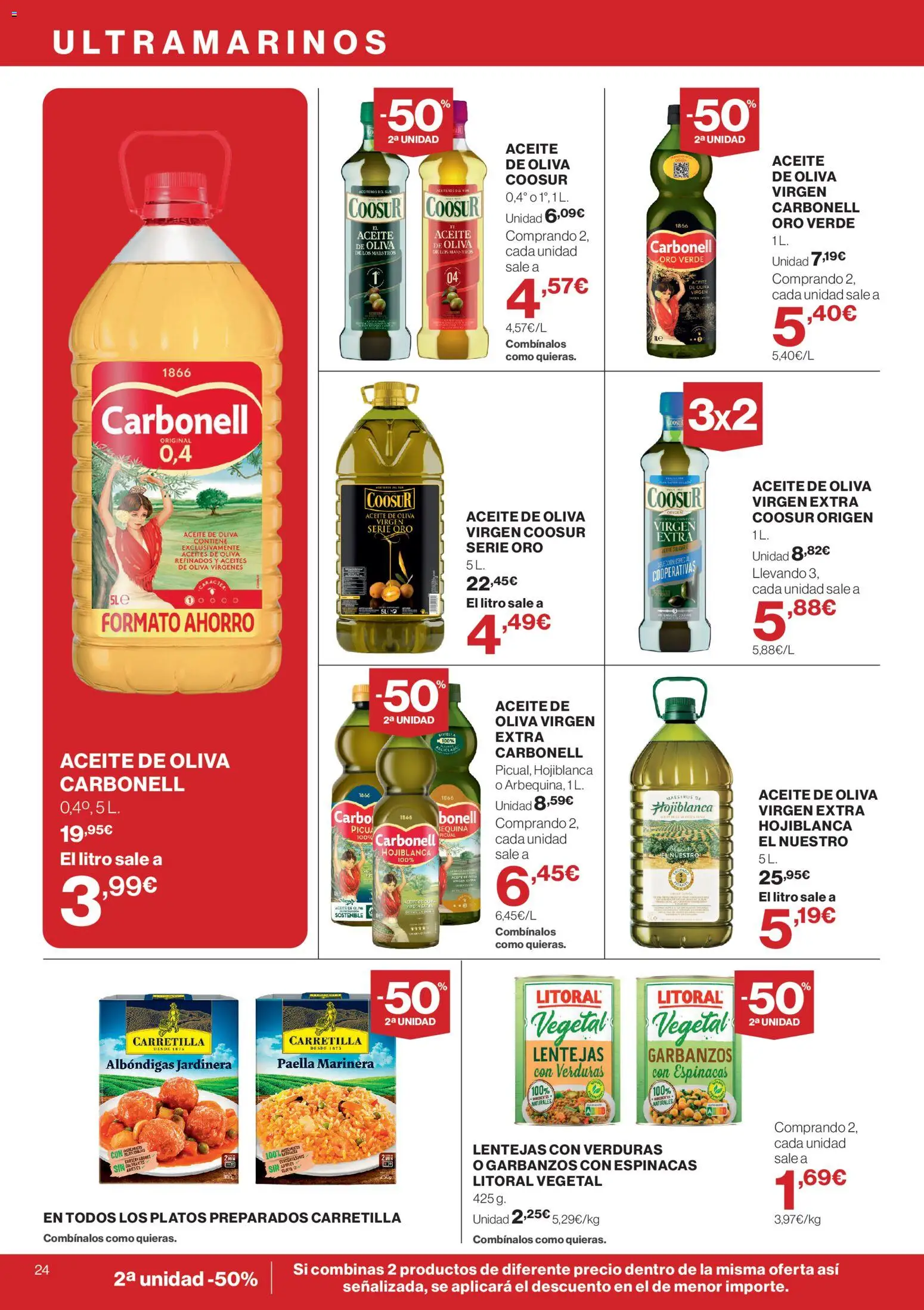 Hipercor catálogo │ válido desde el 21.05.2026 | Página: 24 | Productos: Aceite, Jardinera, Aceite de oliva, Aceite de oliva virgen extra