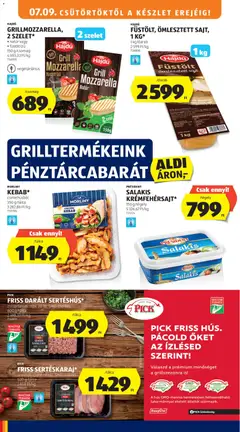 FÜSTÖLT, ÖMLESZTTETT SAJT, 1 KG*, 1 kg/darab - amely érvényes a következő dátumtól: 2026.07.09. | Oldal: 12