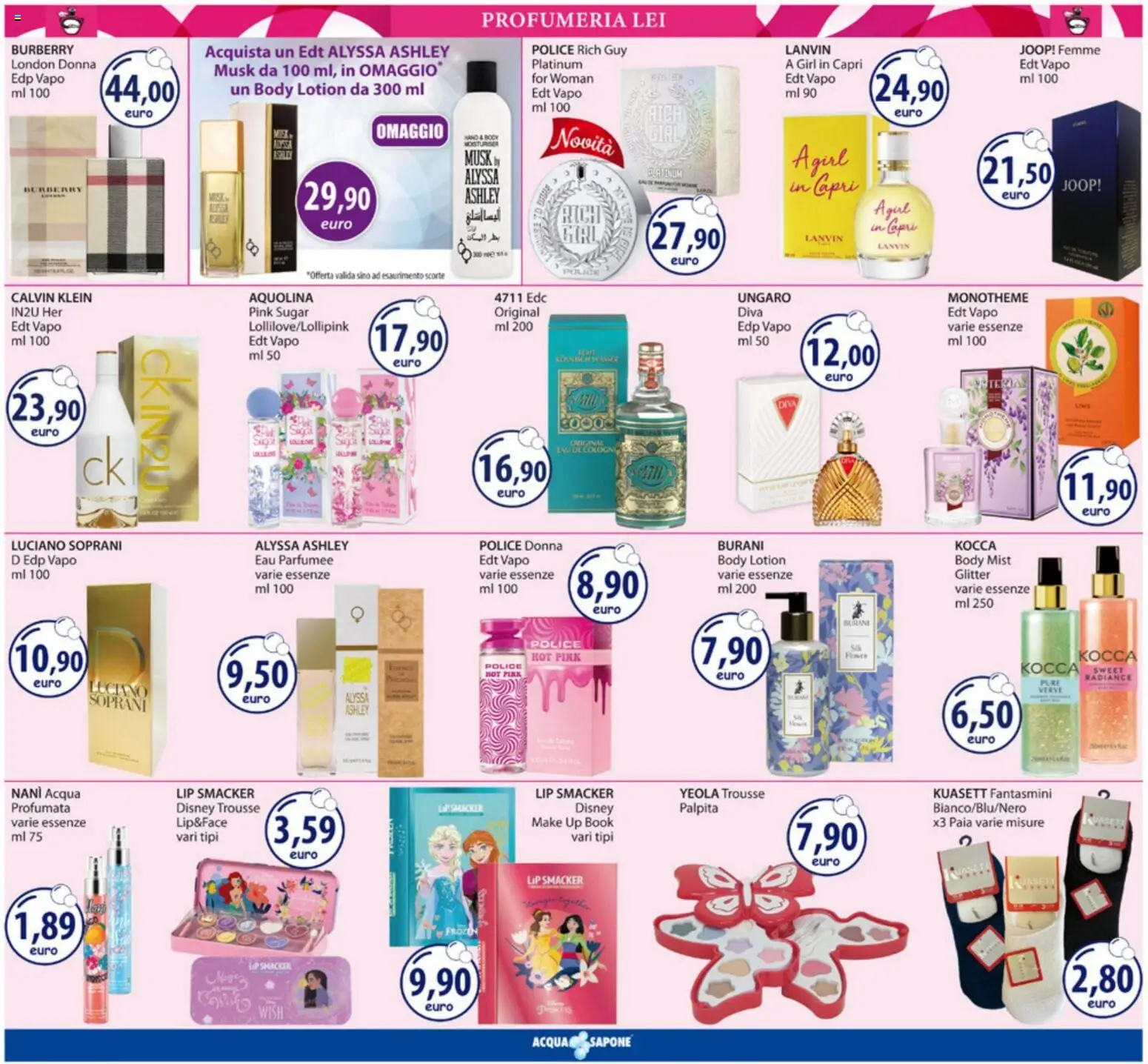 Volantino Acqua e Sapone del 05/10/2026 | Pagina: 2 | Prodotti: Sapone, Acqua, Fantasmini