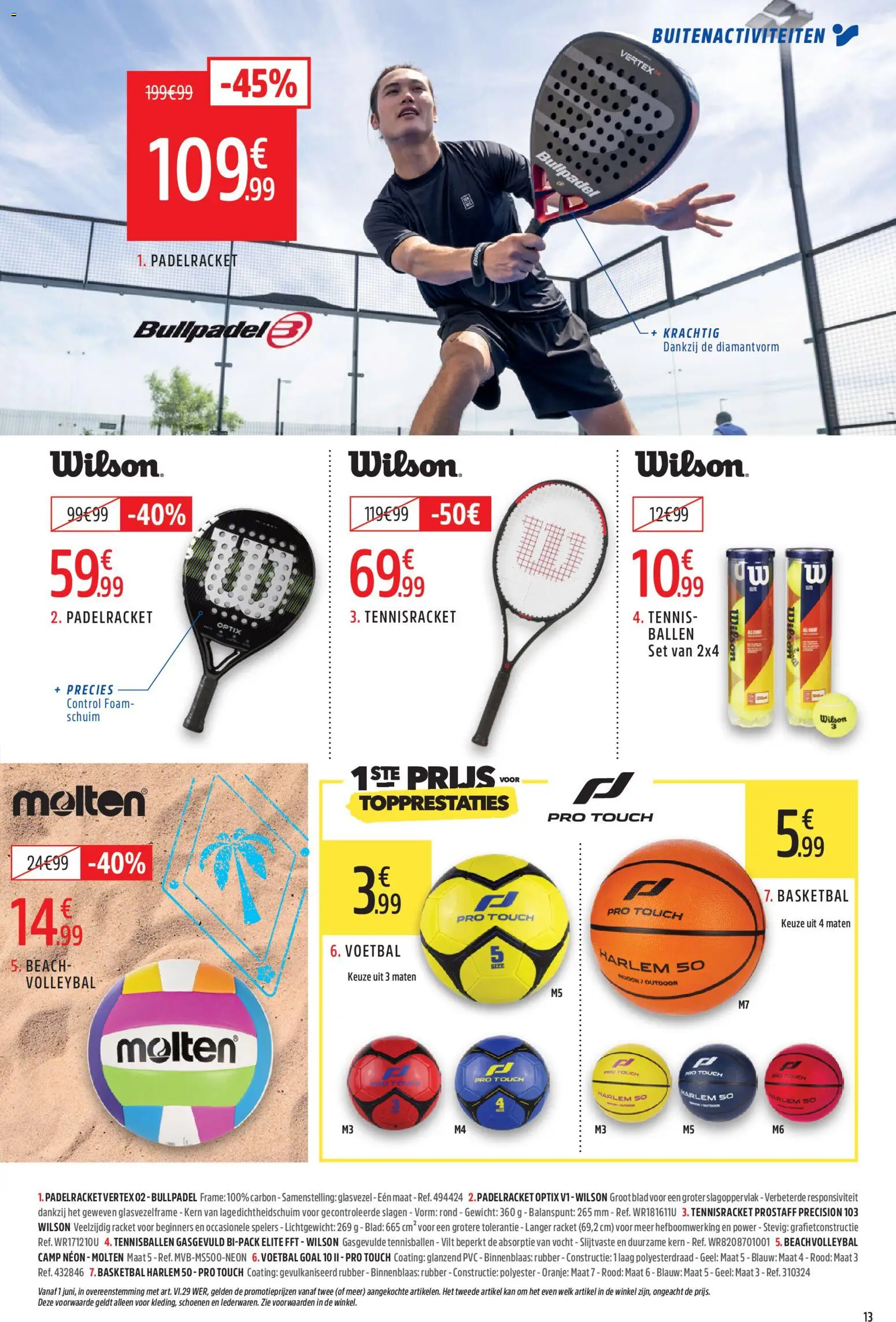 {H1} | Pagina: 13 | Producten: Schoenen, Fehérhagyma, Tennisracket, Kan