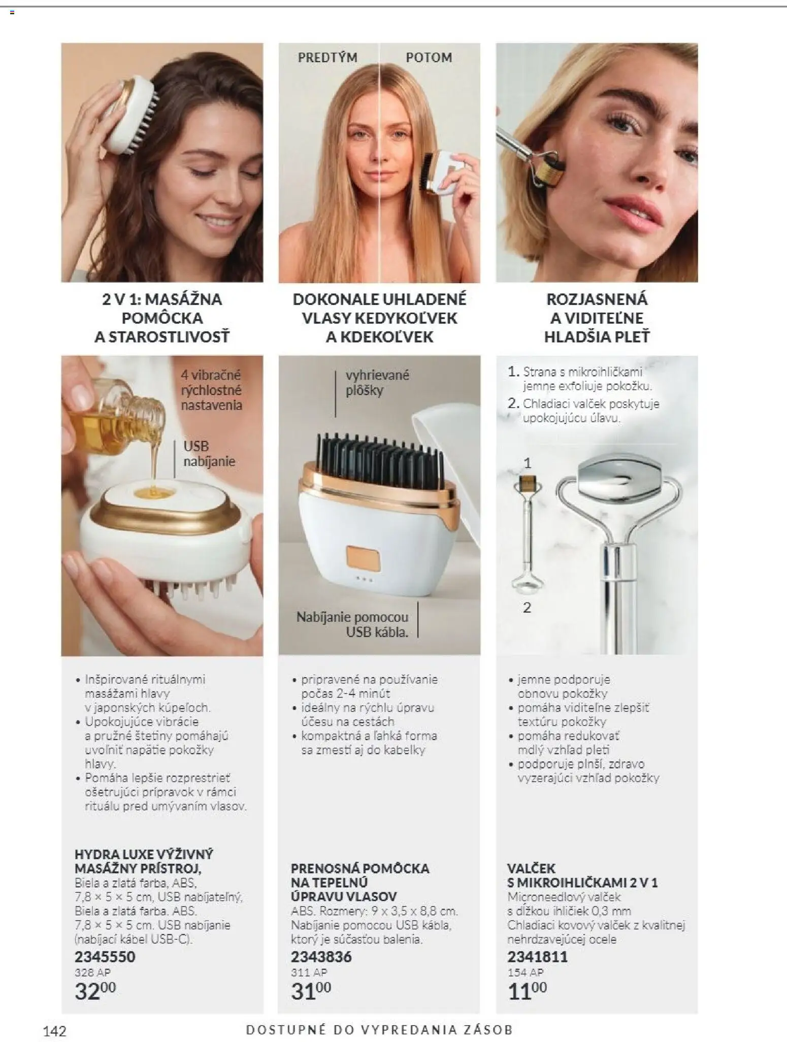 Nové Avon akcie – leták je platný od 01.10.2026 | Strana: 142 | Produkty: Kábel, USB